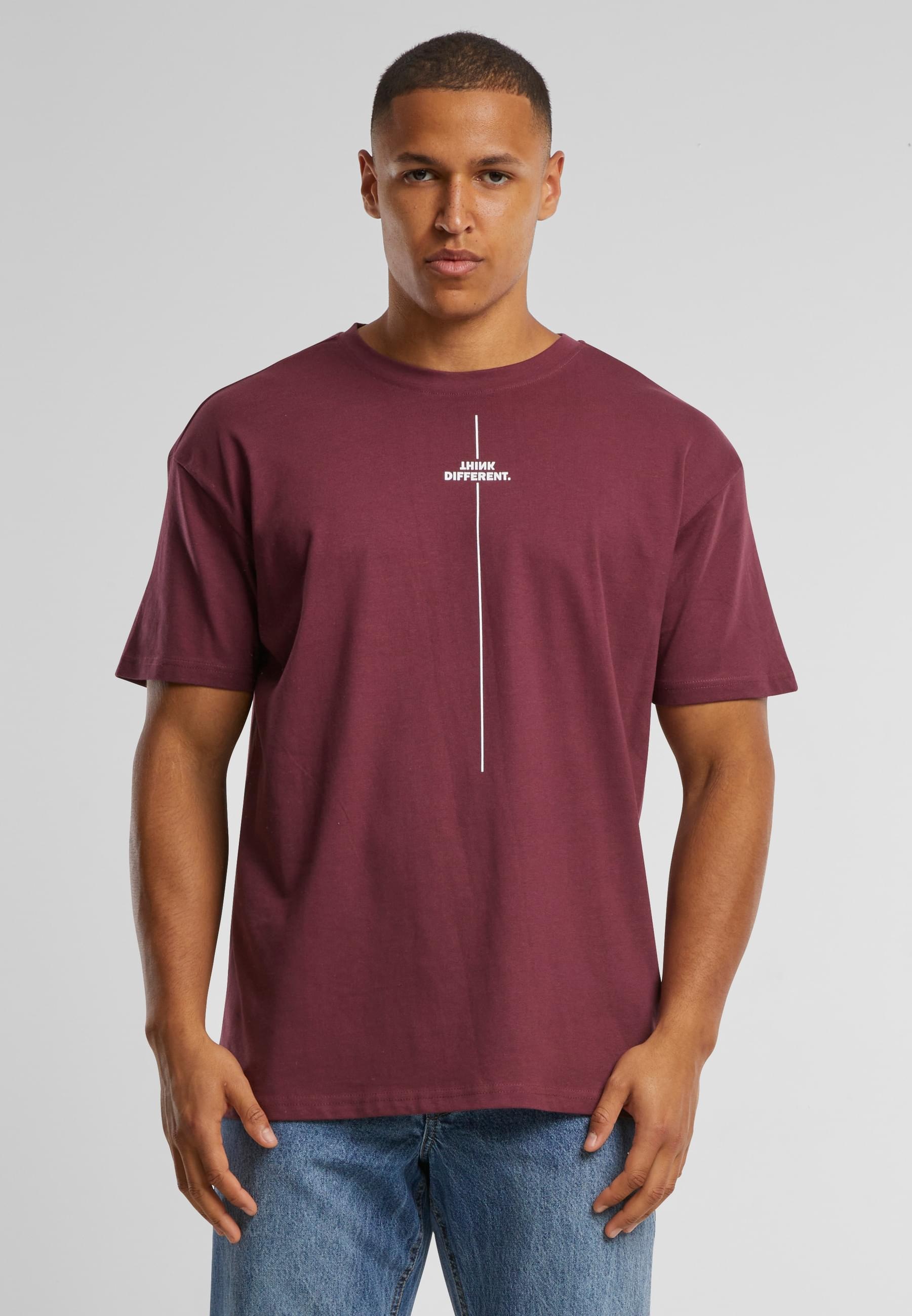 Merchcode T-Shirt »Merchcode Herren Think Different Heavy Oversized Tee«, (1 tlg.)