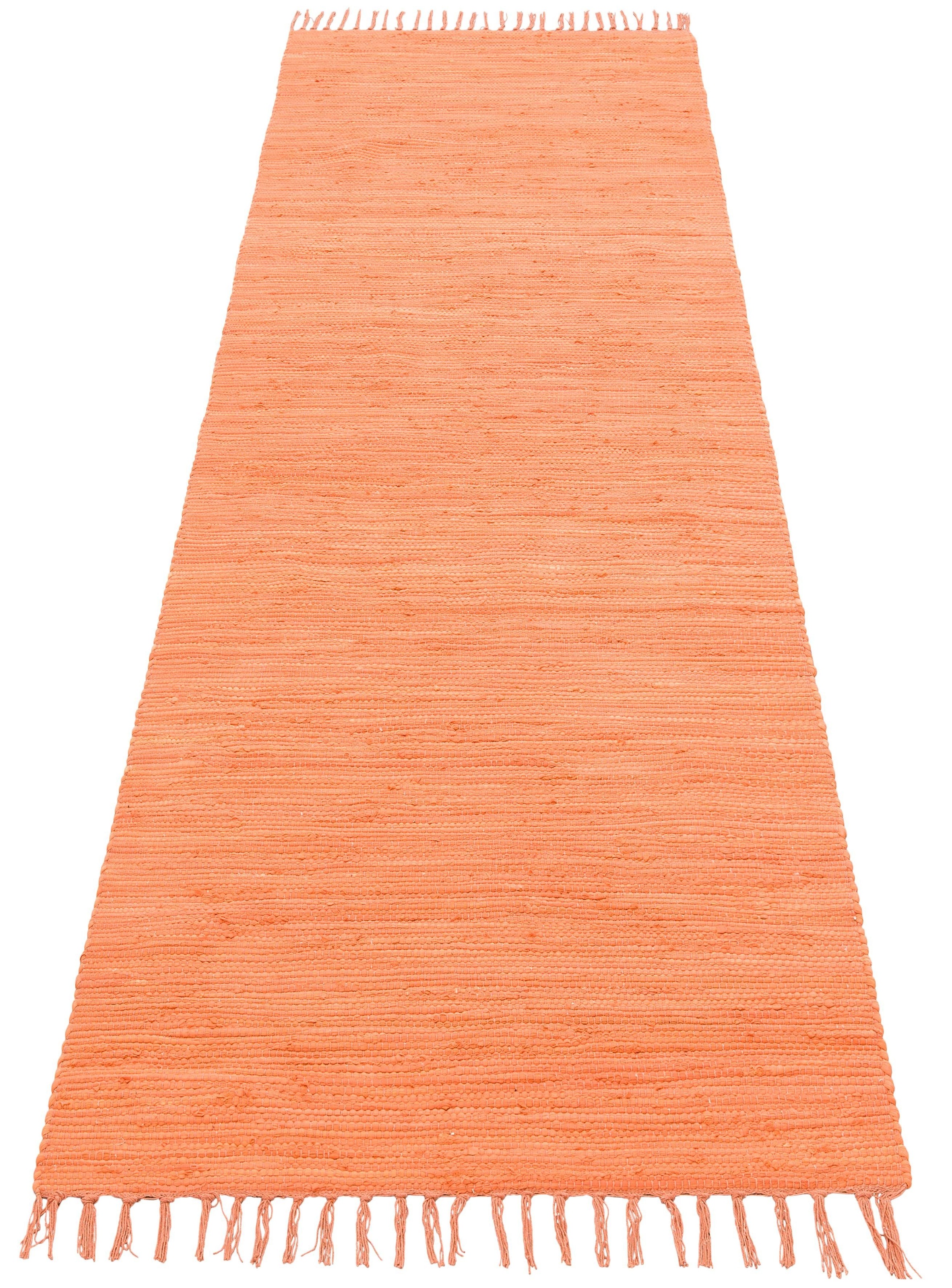 OTTO home Teppich "Paul" rechteckig 5 mm Höhe Wendeteppich, Uni, handgewebt günstig online kaufen