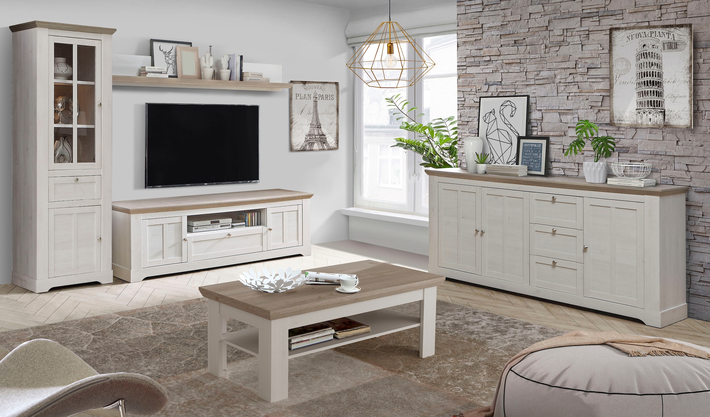 FORTE Sideboard »Iloppa«, Breite ca. 204 cm