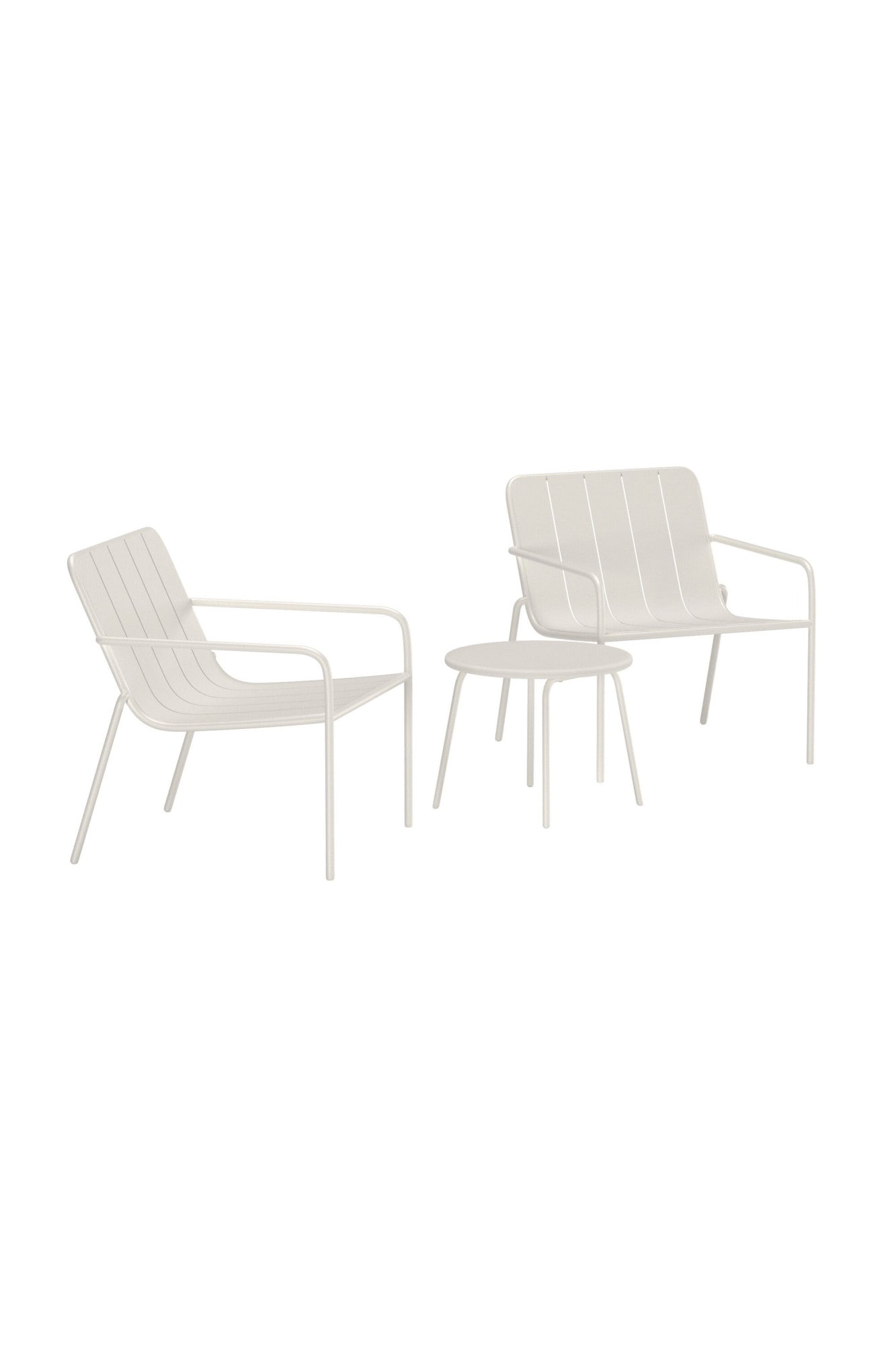 Venture Home Gartenlounge-Set »Minos, großzügiges Outdoor-Set für vielseitige Nutzung« 3 tlg. Loungemöbel mit Metallgestell, pulverbeschichtet