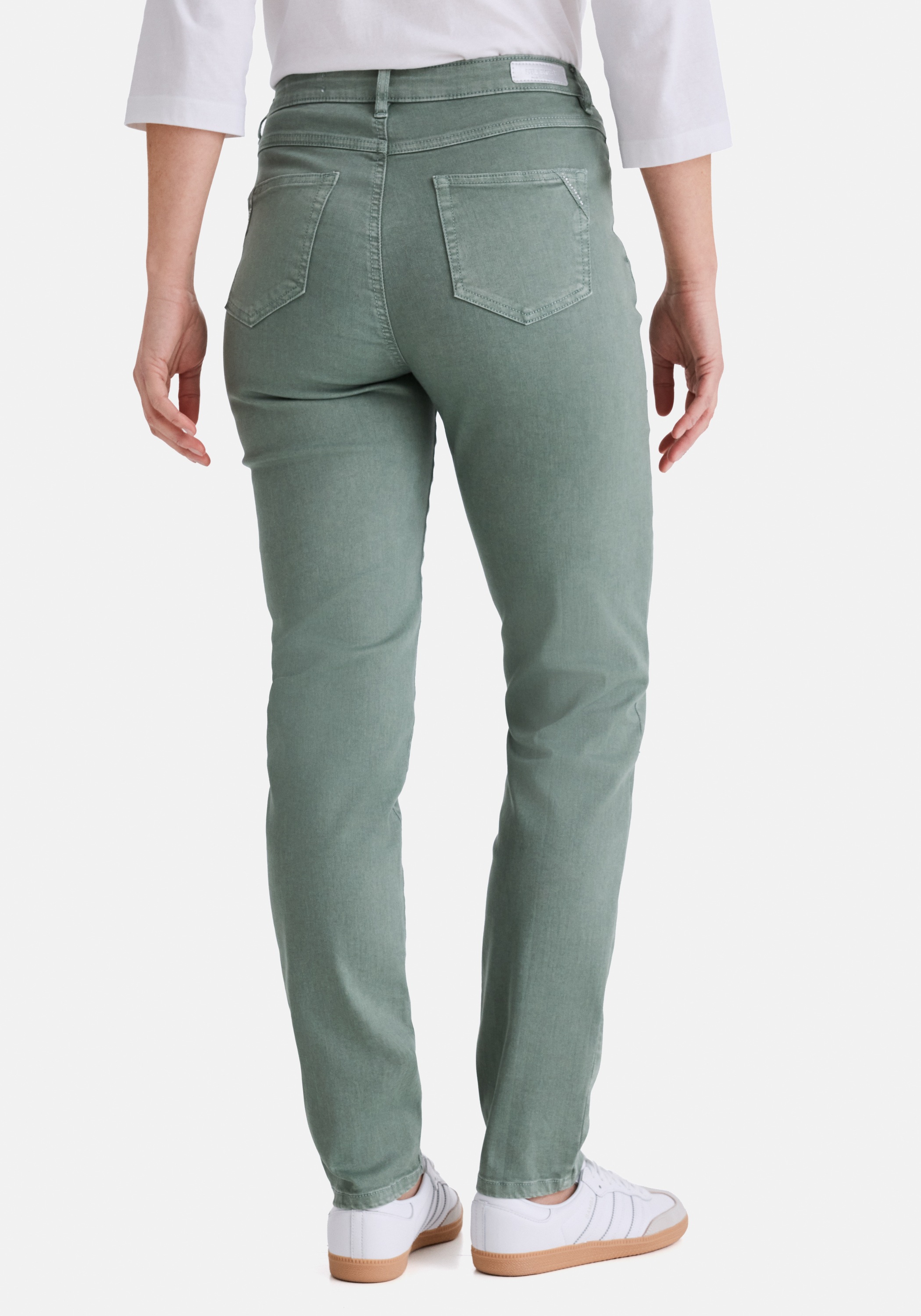 STOOKER WOMEN 5-Pocket-Jeans "Nizza Denim Tapered Fit Jeans" Tapered Fit Ca günstig online kaufen