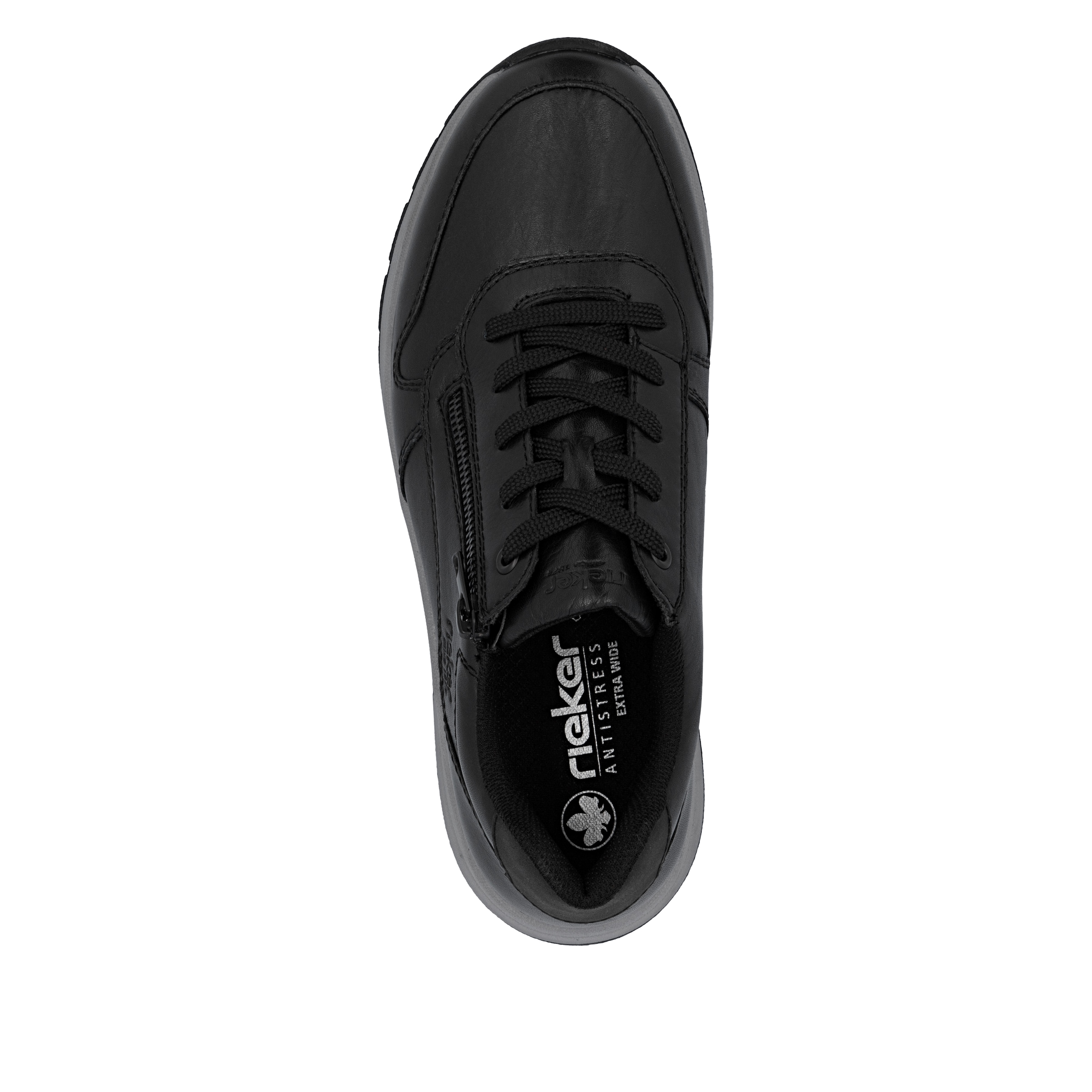 Rieker Sneaker, Schnürschuh, Halbschuh, Freizeitschuh mit gepolstertem Schaftrand