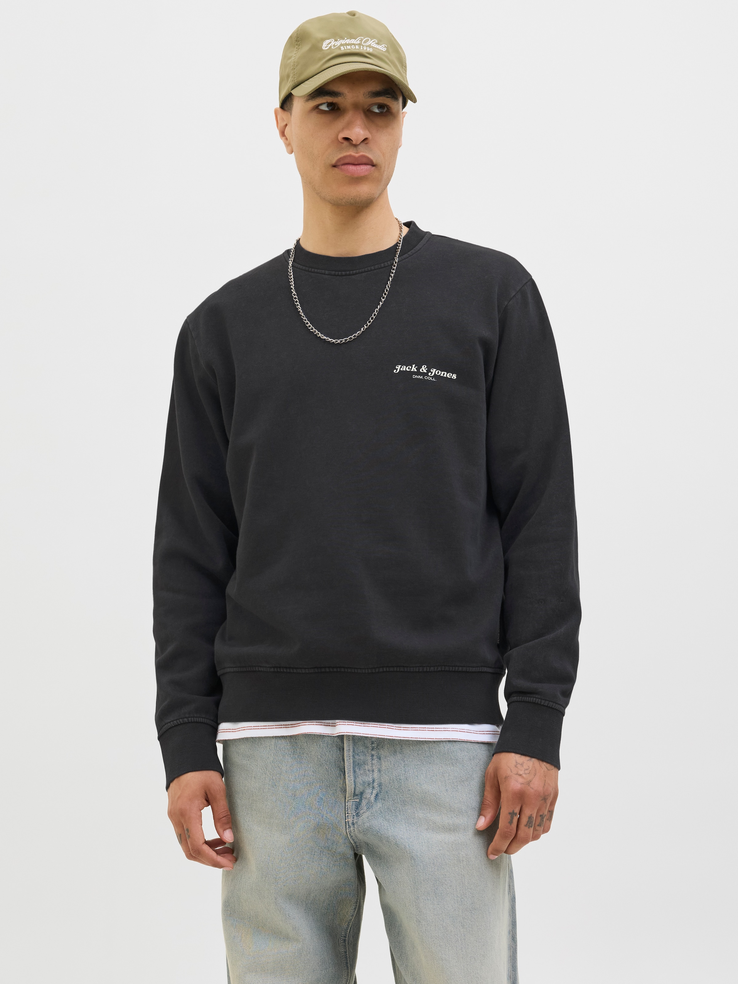 Jack & Jones Sweatshirt "JJEDOVER PRINT SWEAT CREW NECK" günstig online kaufen