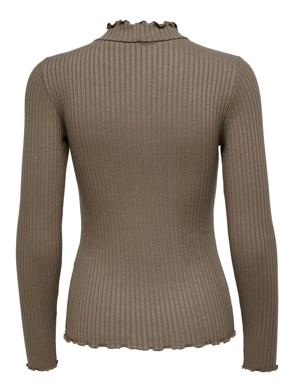 JDY Langarmshirt »JDYFRANSISKA L/S HIGHNECK TOP JRS NOOS«