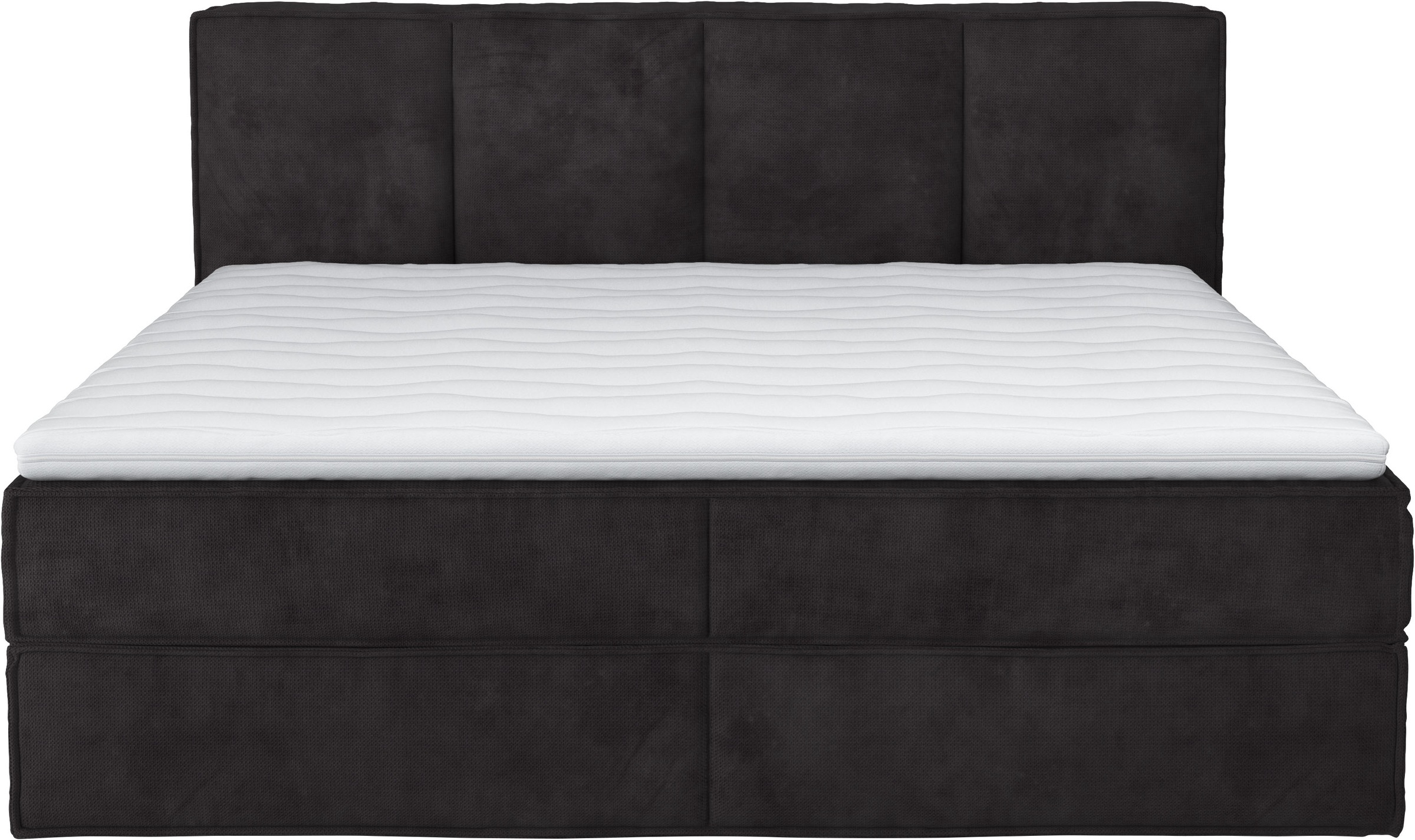 Thumbnail - Home affaire Boxspringbett "Milano", Boxbett inkl. Topper, 2 Matratzen, Härtegrade H2, H3 und H4 wählbar