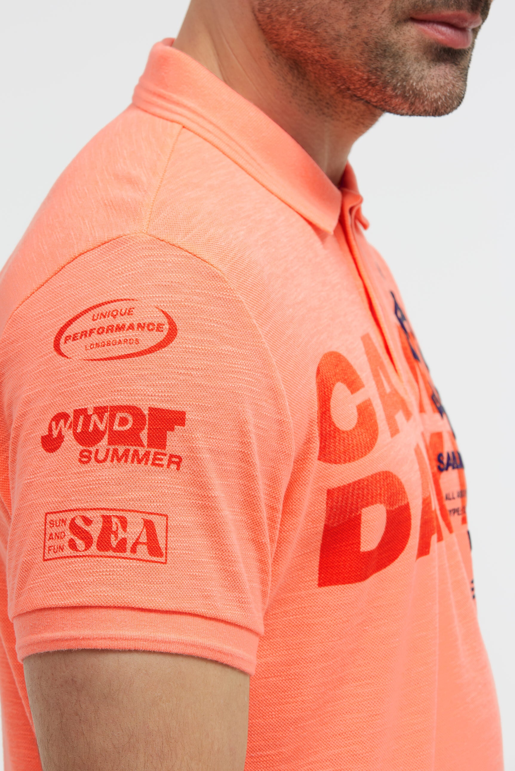 CAMP DAVID Poloshirt aus Baumwolle
