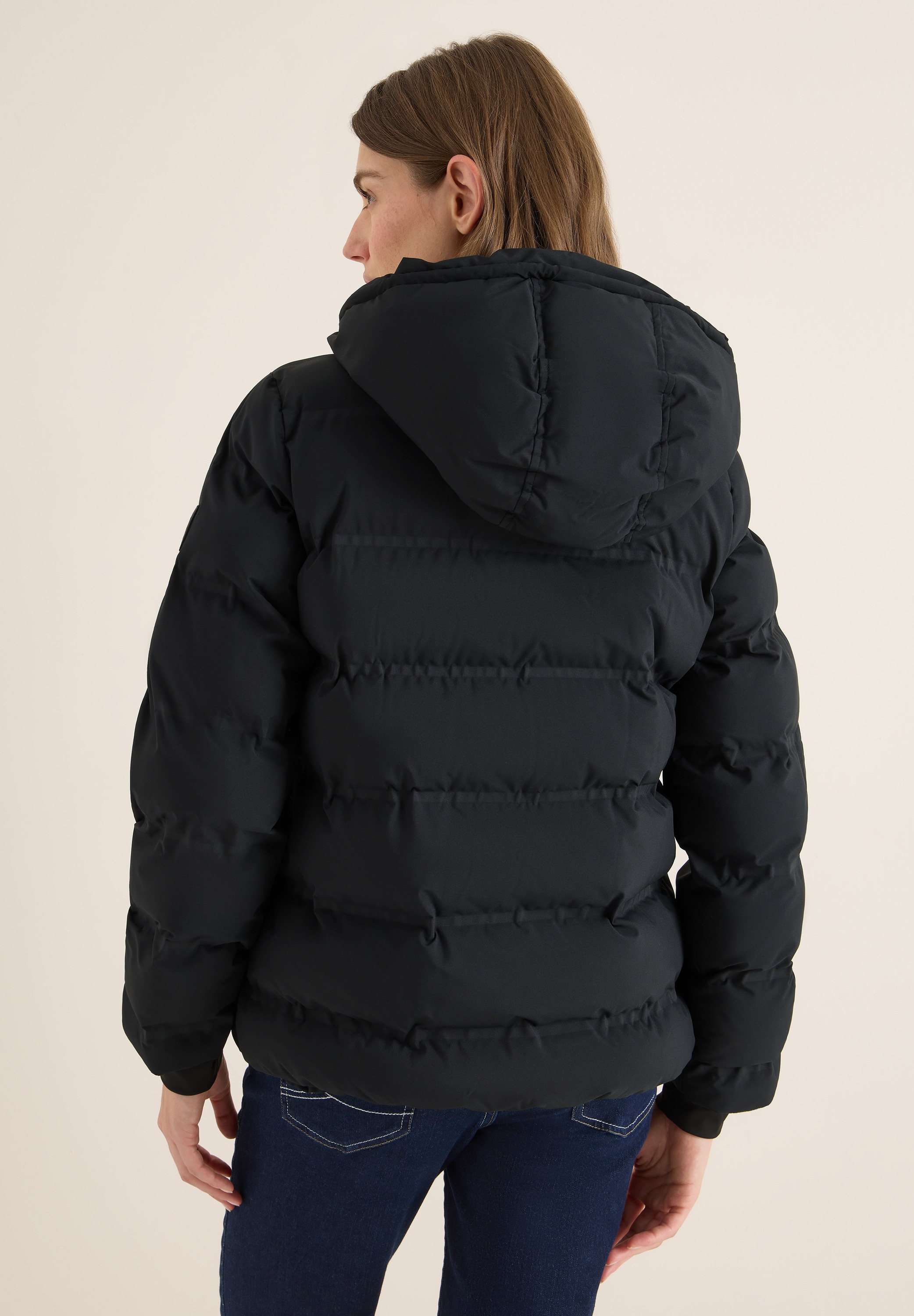 Cecil Steppjacke, mit Kapuze, mit moderner Steppung