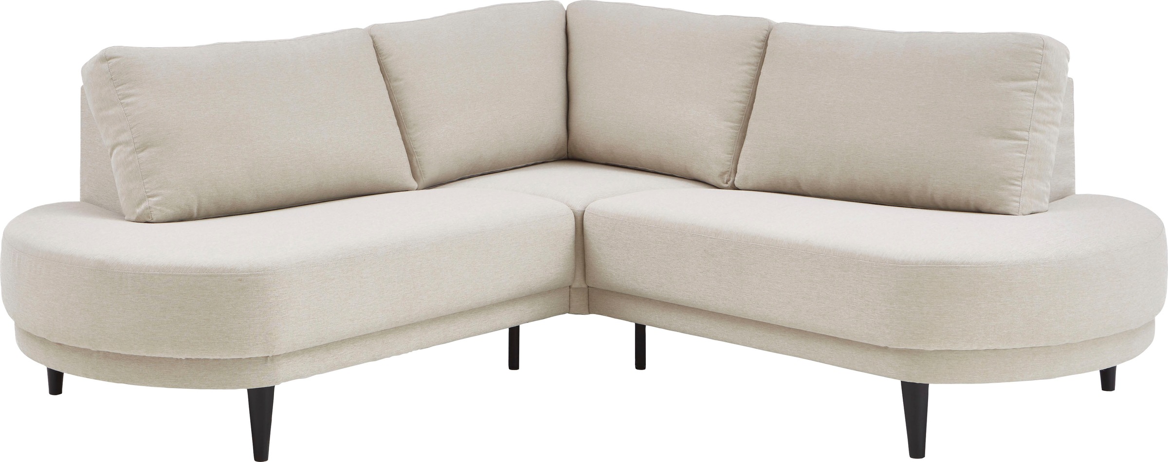 ATLANTIC home collection Ecksofa "Ronny L-Form", mit Wellenunterfederung, o günstig online kaufen