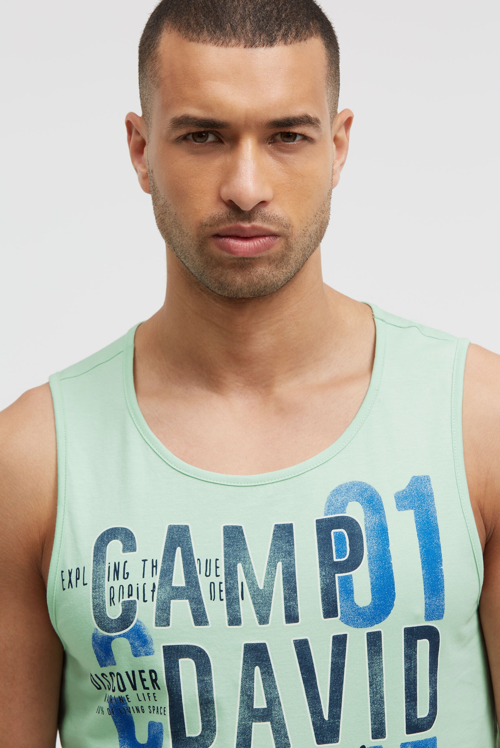 CAMP DAVID Tanktop aus Baumwolle