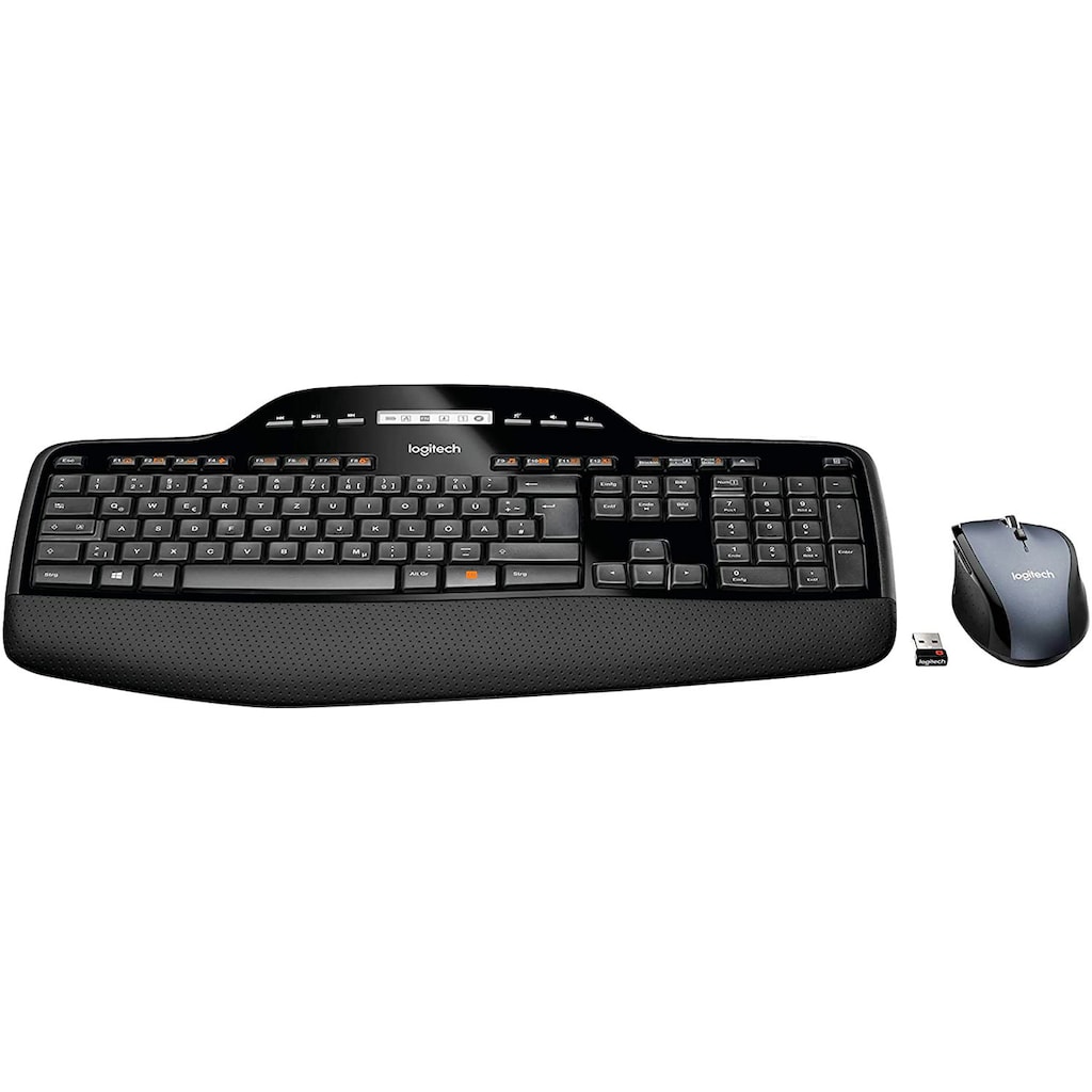 Logitech Tastatur »Wireless Desktop MK710 - DE-Layout«, (Ziffernblock)