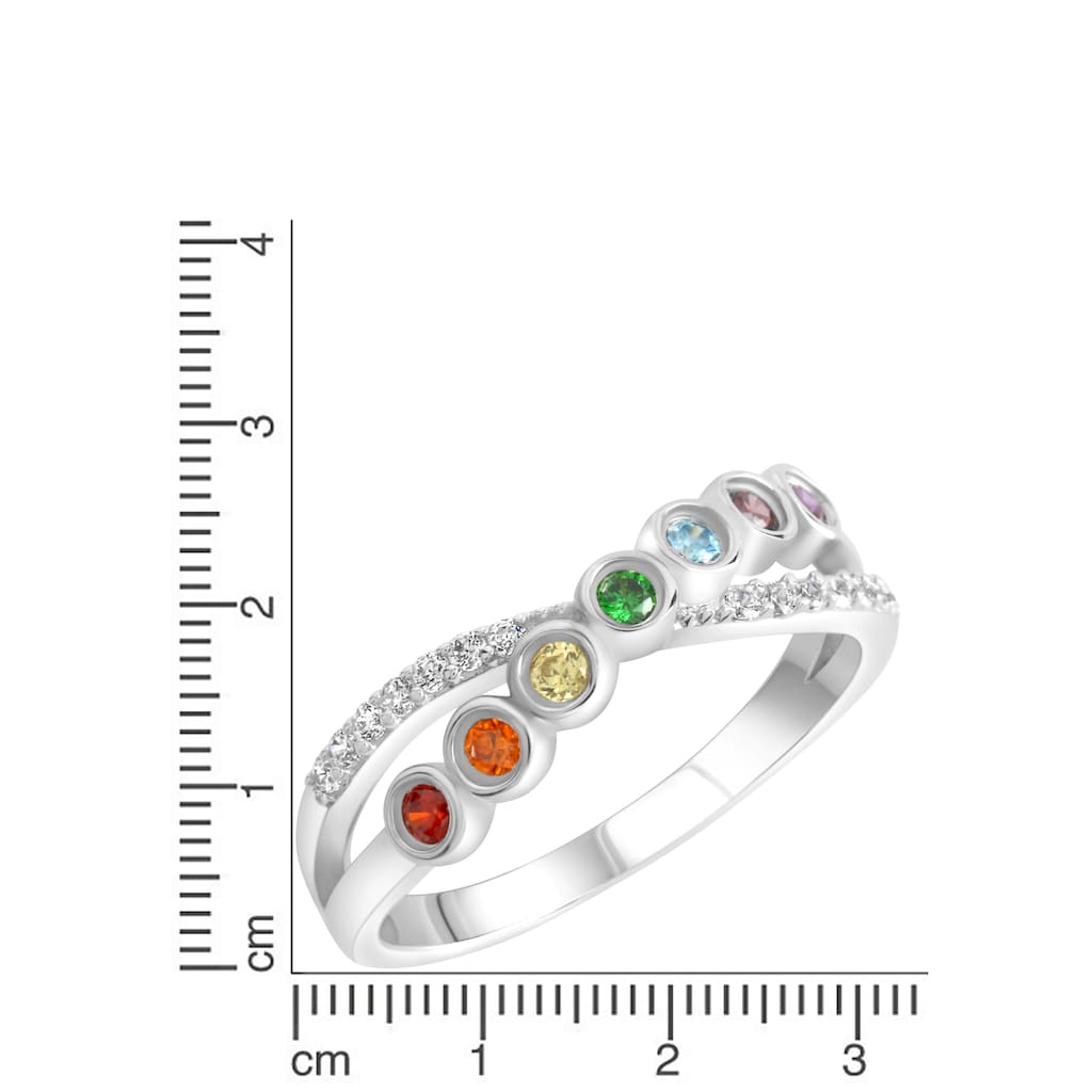 Firetti Fingerring »Schmuck Geschenk Silber 925 Silberring Croise«