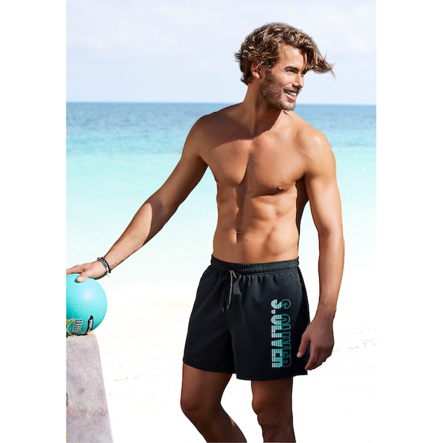 s.Oliver Beachwear Badeshorts mit Klettverschluss online kaufen | BAUR