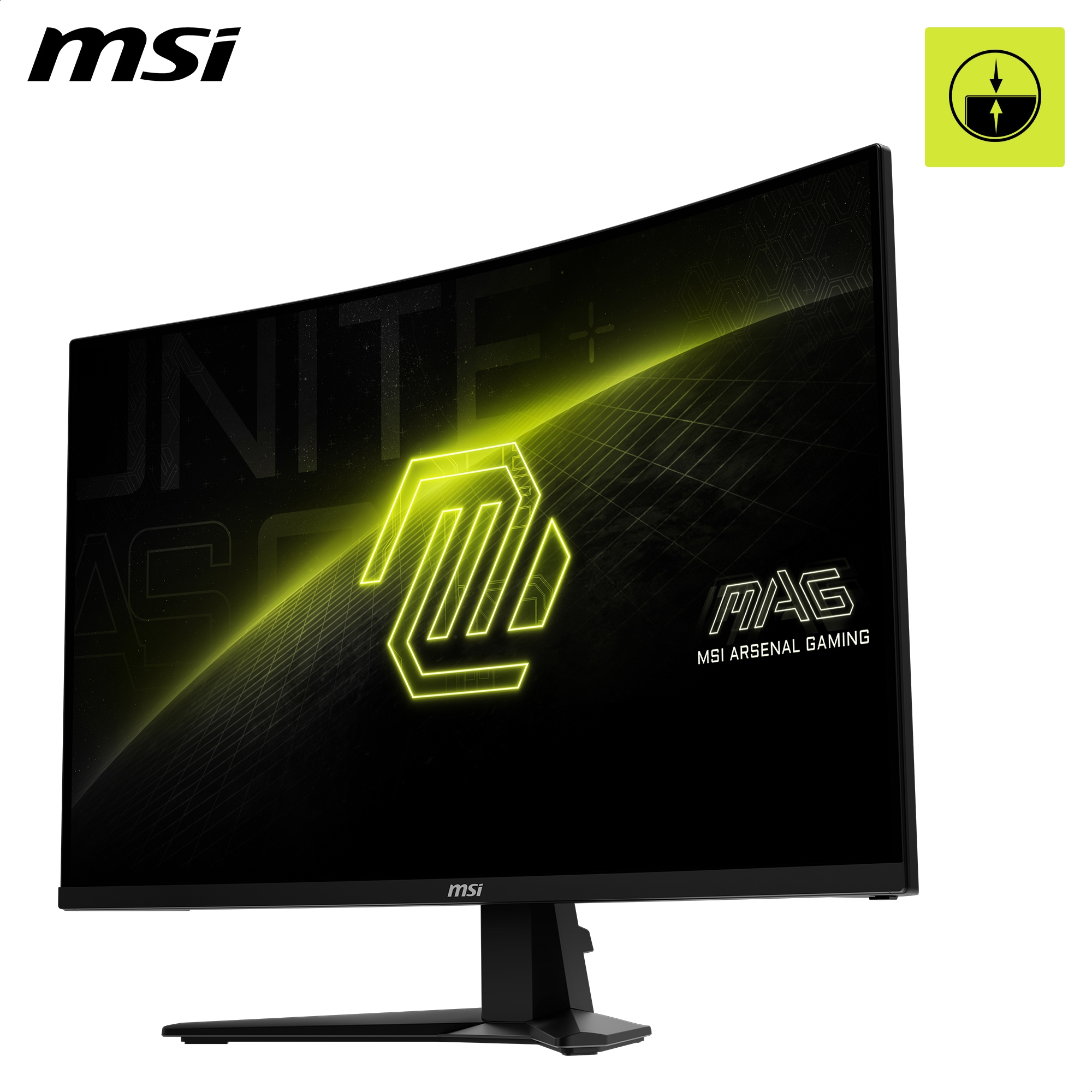 MSI Gaming-Monitor »MAG 276CPXF«, 69 cm/27 Zoll, 1920 x 1080 px, Full HD, 0,5 ms Reaktionszeit, 280 Hz, 5-Wege Joystick Navigation