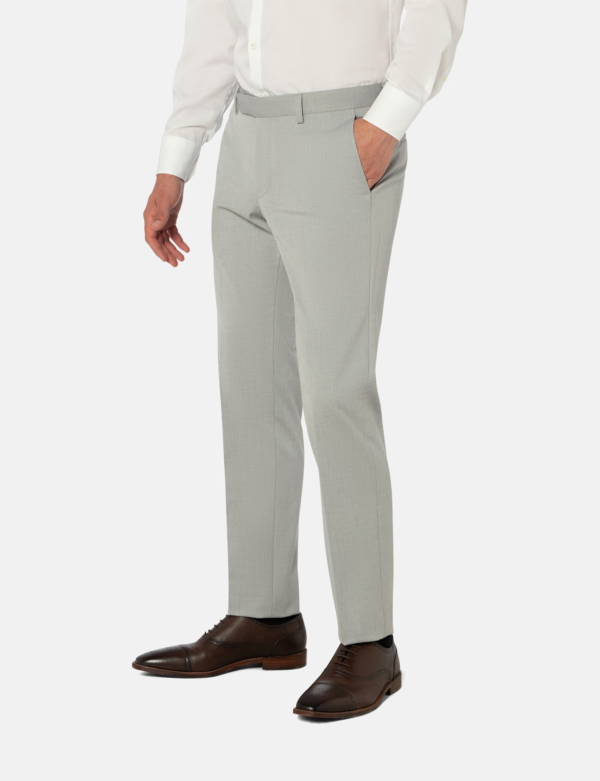 Thomas Goodwin Anzug »3024-90«, (2 tlg.), slim fit, mit modischen Accessoires