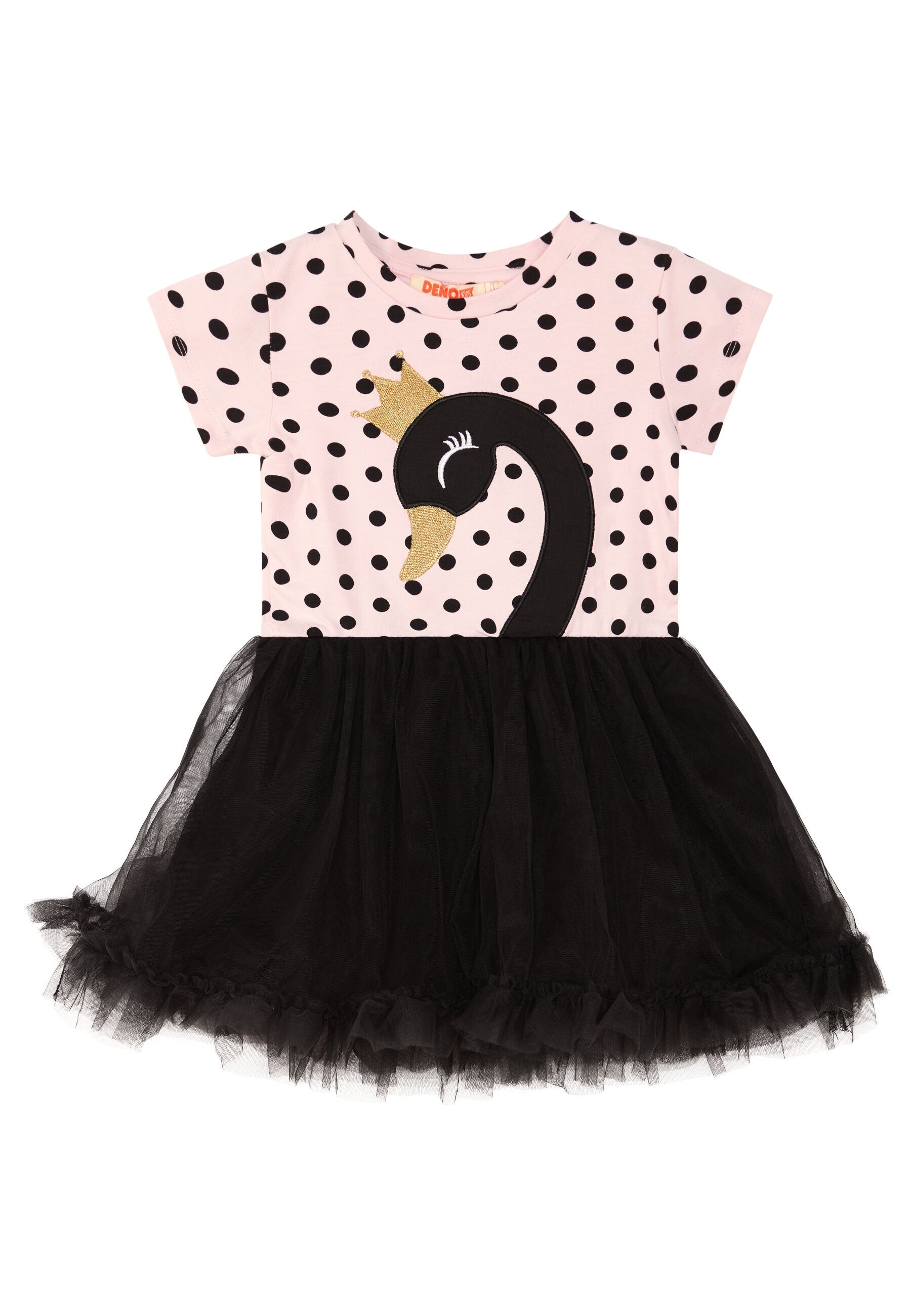Denokids Spitzenkleid »Swan Tulle«, mit Schwan-Applikation