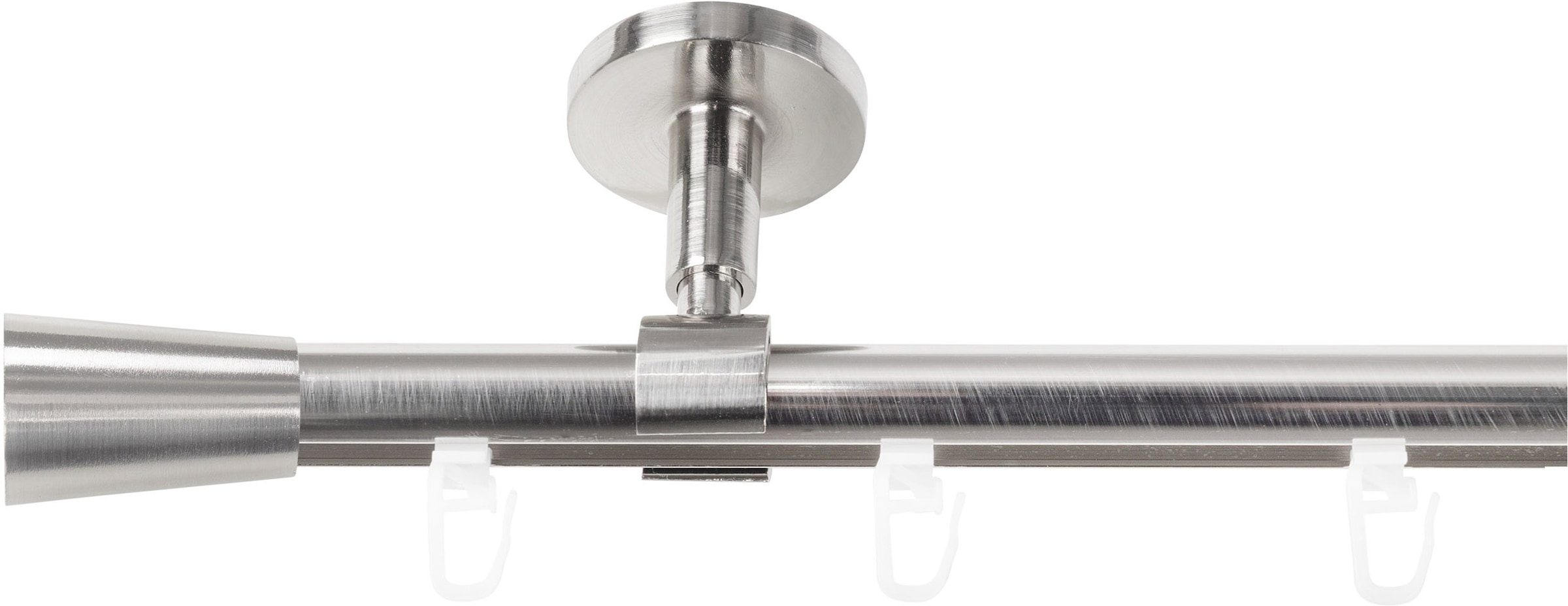 SN DECO GROUP Gardinenstange "Gardinenstange Innenlauf Nizza Ø 19 mm, 1-läufig, Fixmaß, verschraubt" Ø 19 mm Fixmaß;kürzbar