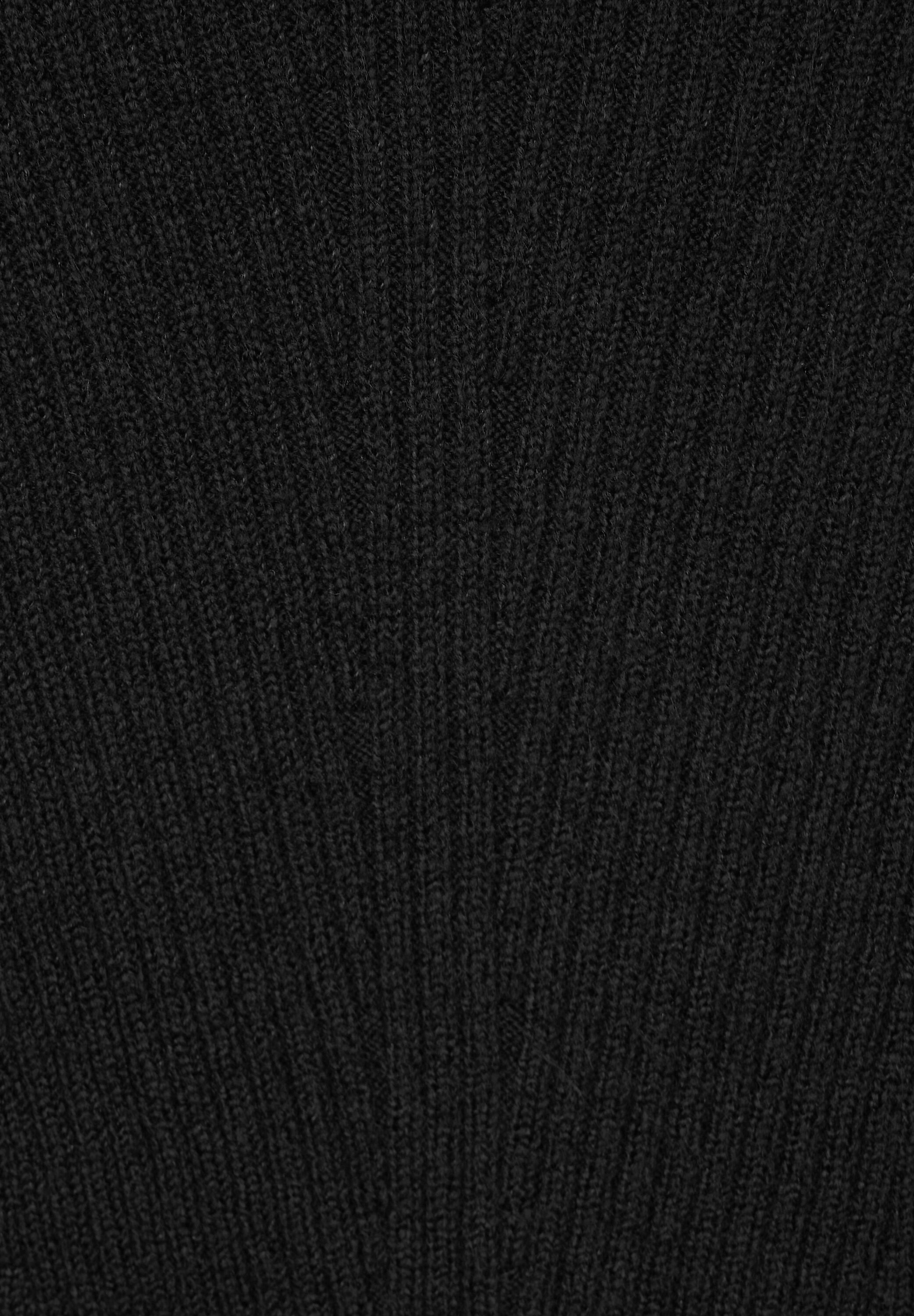 Cecil Rollkragenpullover, mit Rippstrick