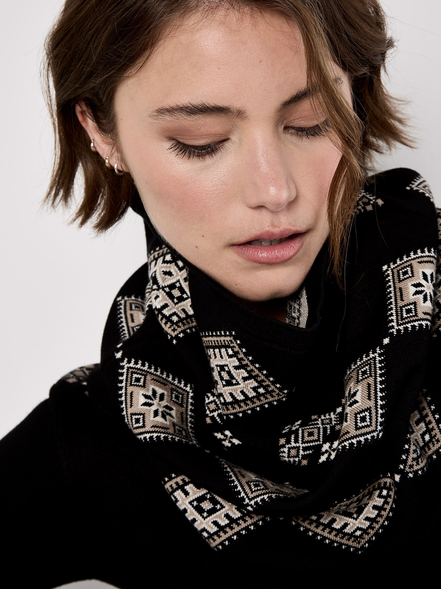 Apricot Minikleid »Minikleid« 2 tlg. mit Routenmuster und Snood