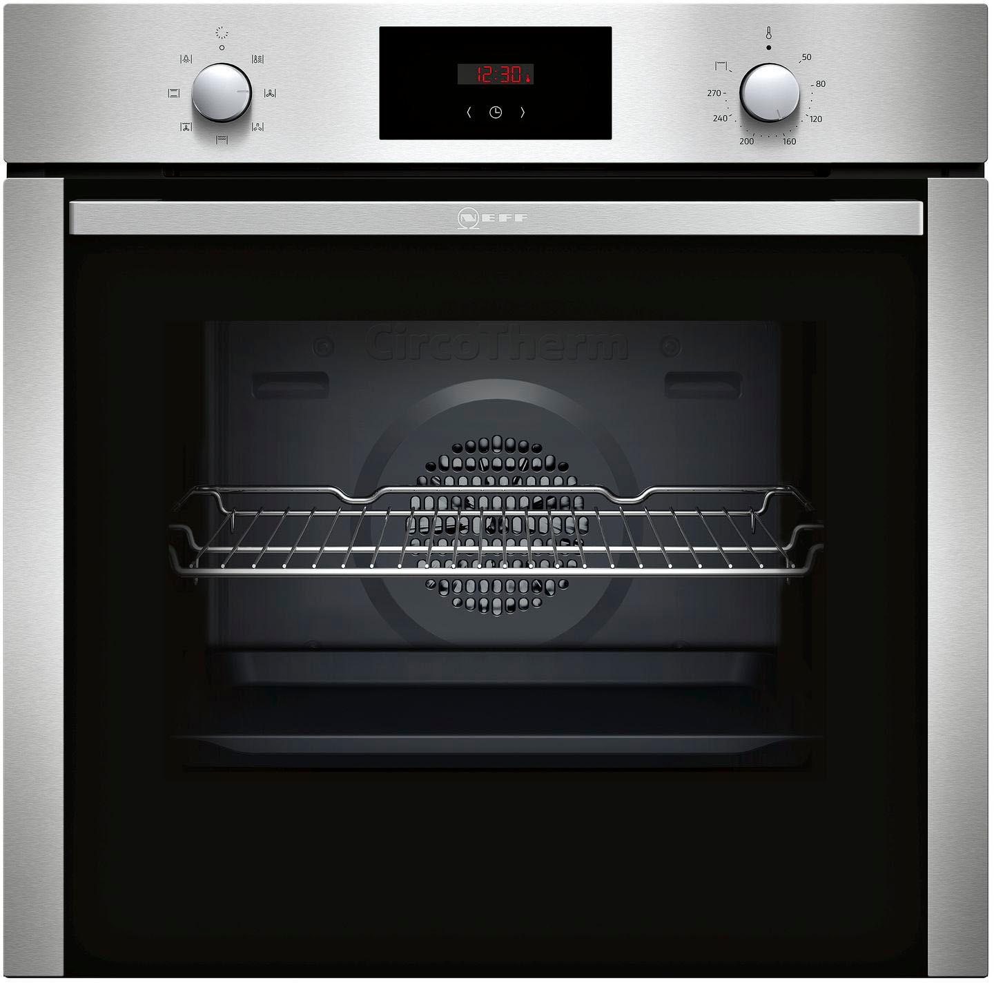 NEFF Backofen »B1CCC0AN0«, N 30, B1CCC0AN0, mit Teleskopauszug nachrüstbar, CircoTherm®-Heißluft