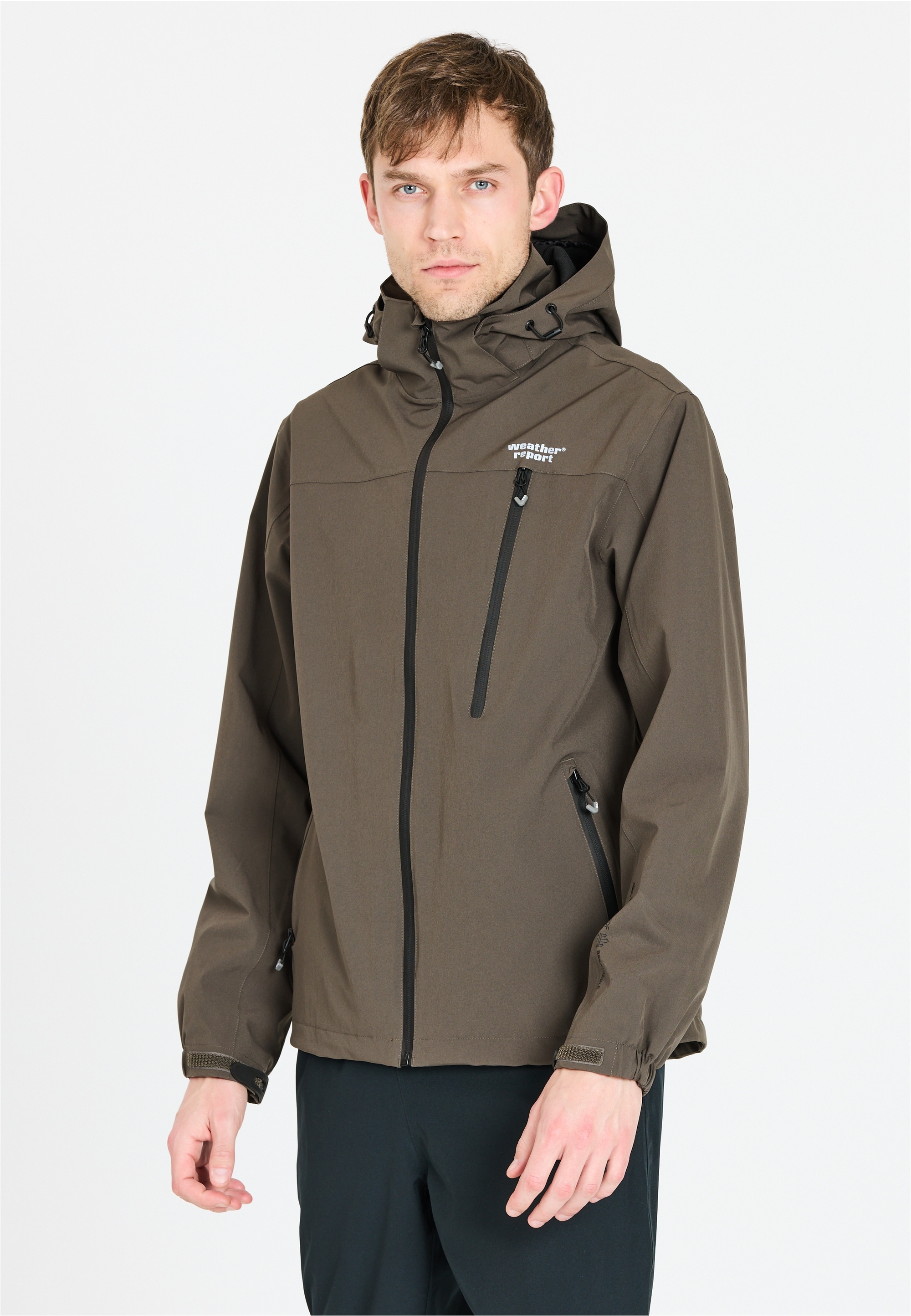 WEATHER REPORT Outdoorjacke "DELTON W-PRO15000" ist atmungsaktiv, wasser- und winddicht