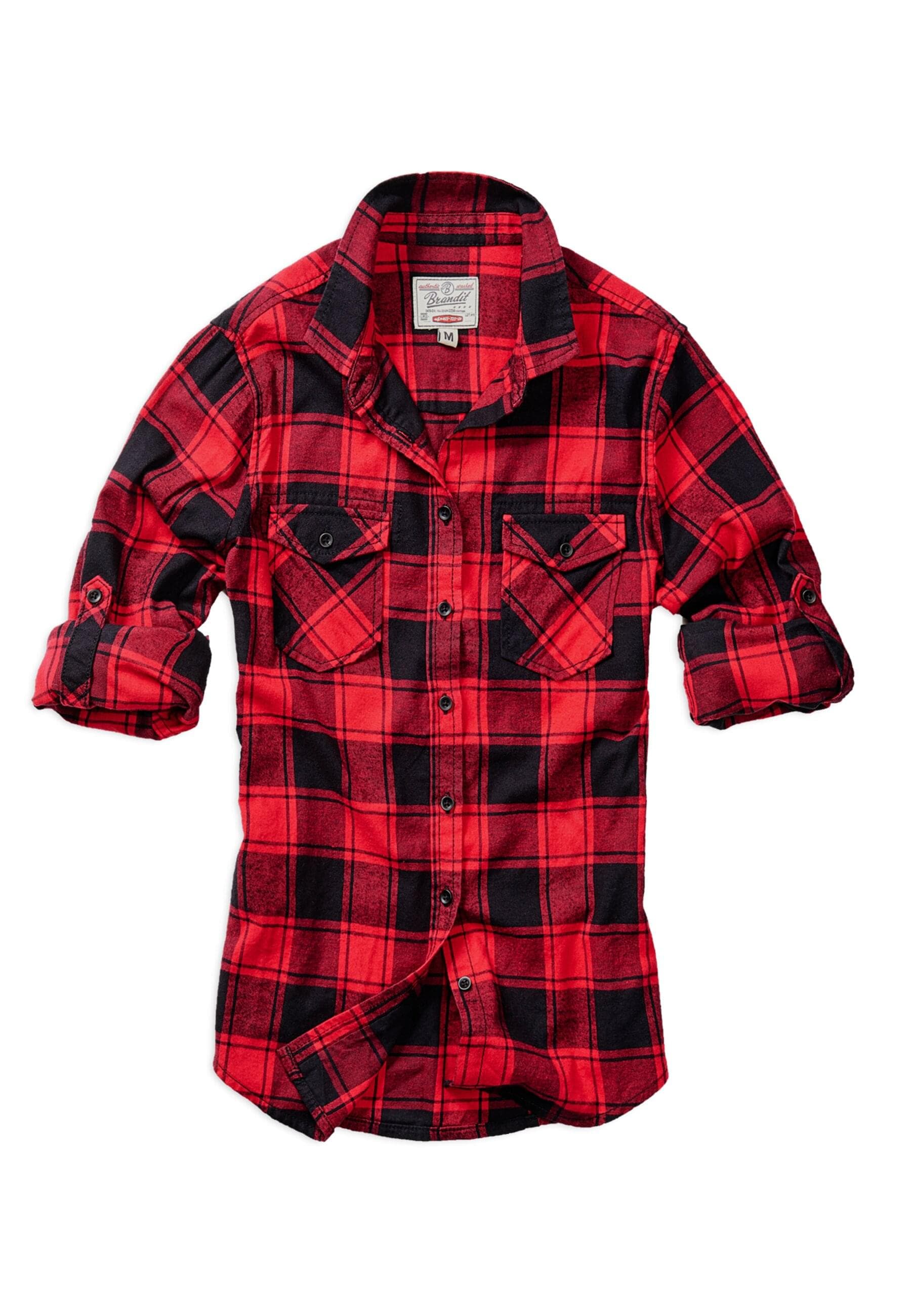 Brandit Langarmhemd »Brandit Damen Amy Flanell Shirt GIRLS«, (1 tlg.)