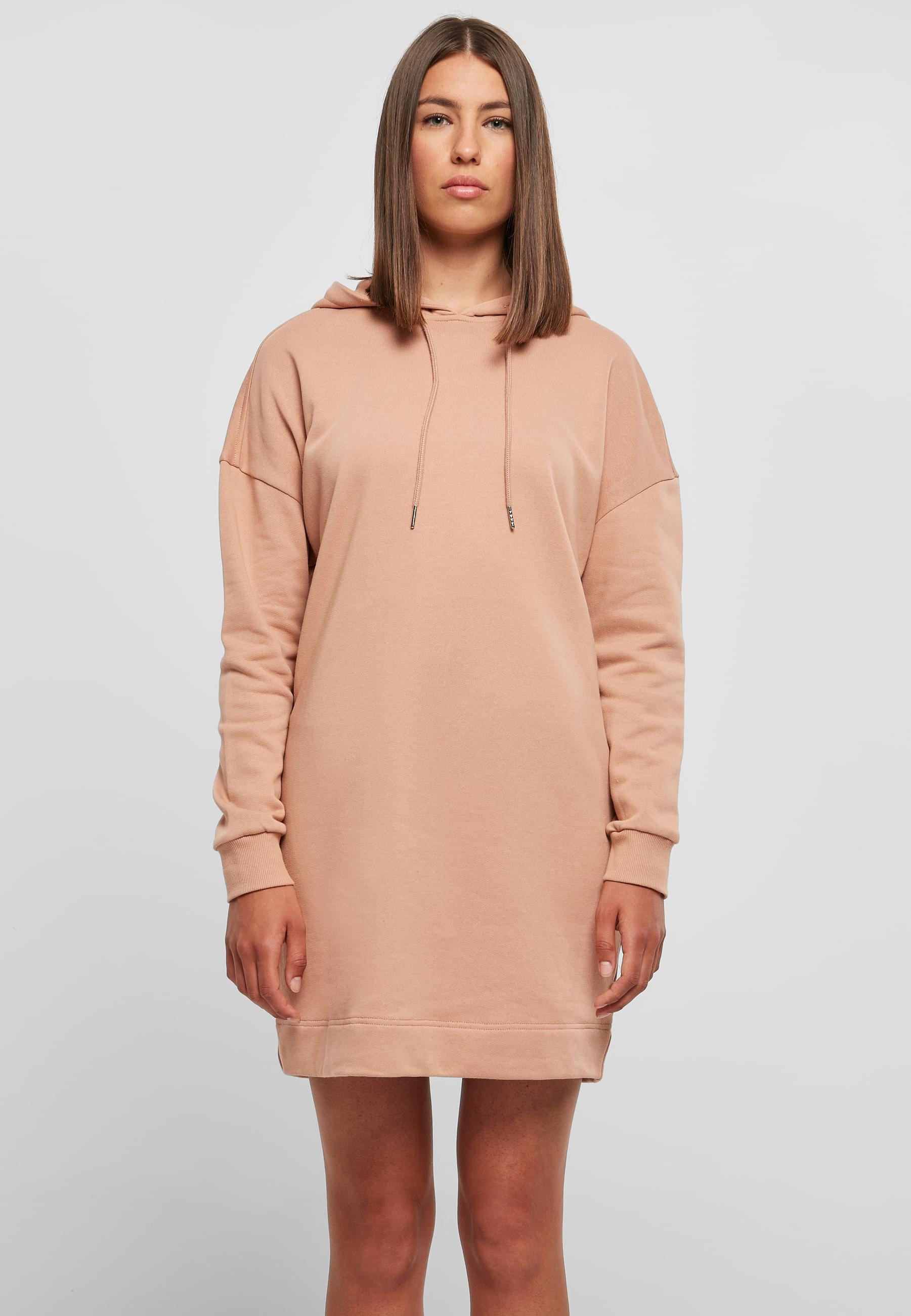 URBAN CLASSICS Shirtkleid »Urban Classics Damen Ladies Organic Oversized Terry Hoody Dress«, (1 tlg.)