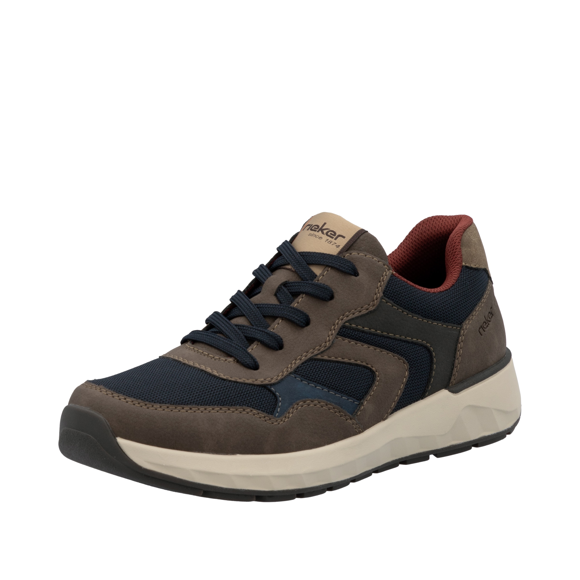 Rieker Sneaker, Schnürschuh, Halbschuh, Freizeitschuh mit weichem Schaftran günstig online kaufen