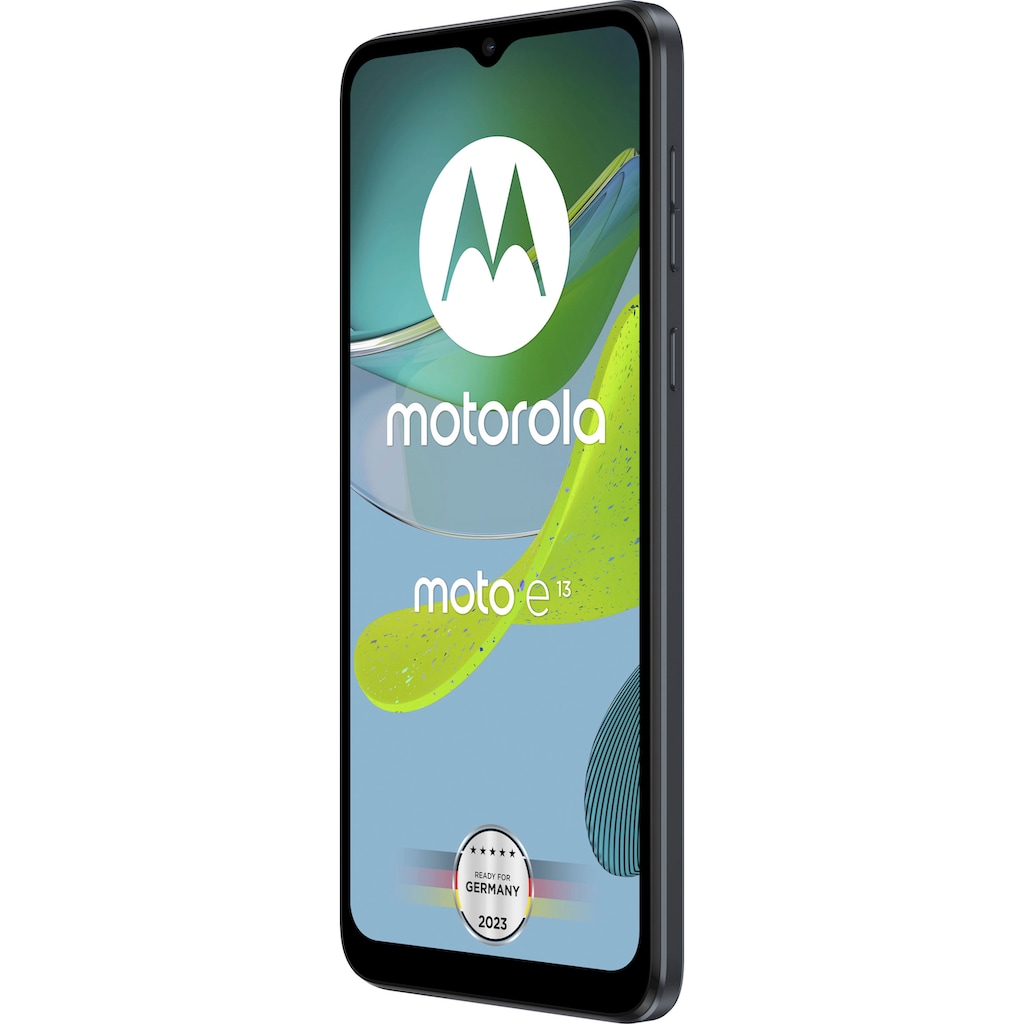 Motorola Smartphone »moto E13«, Cosmic Schwarz, 16,56 cm/6,52 Zoll, 128 GB Speicherplatz, 13 MP Kamera