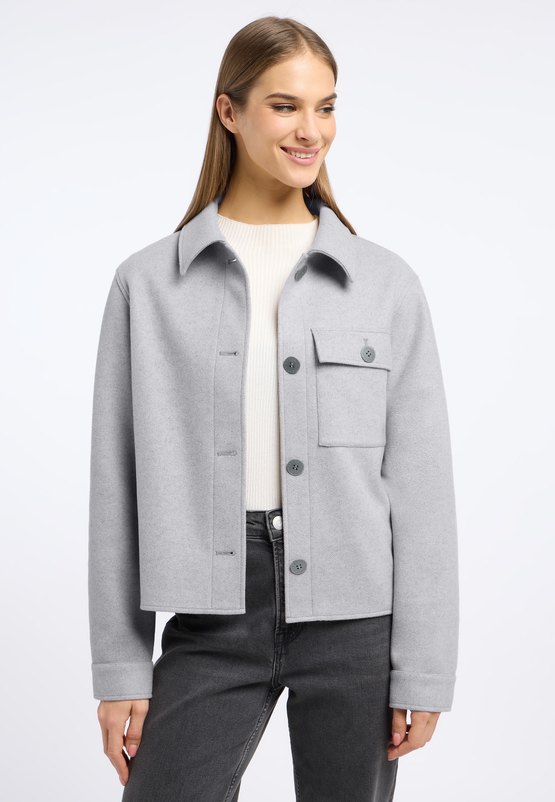 Frieda & Freddies Blouson "Wool Shirt / Maylinda" günstig online kaufen