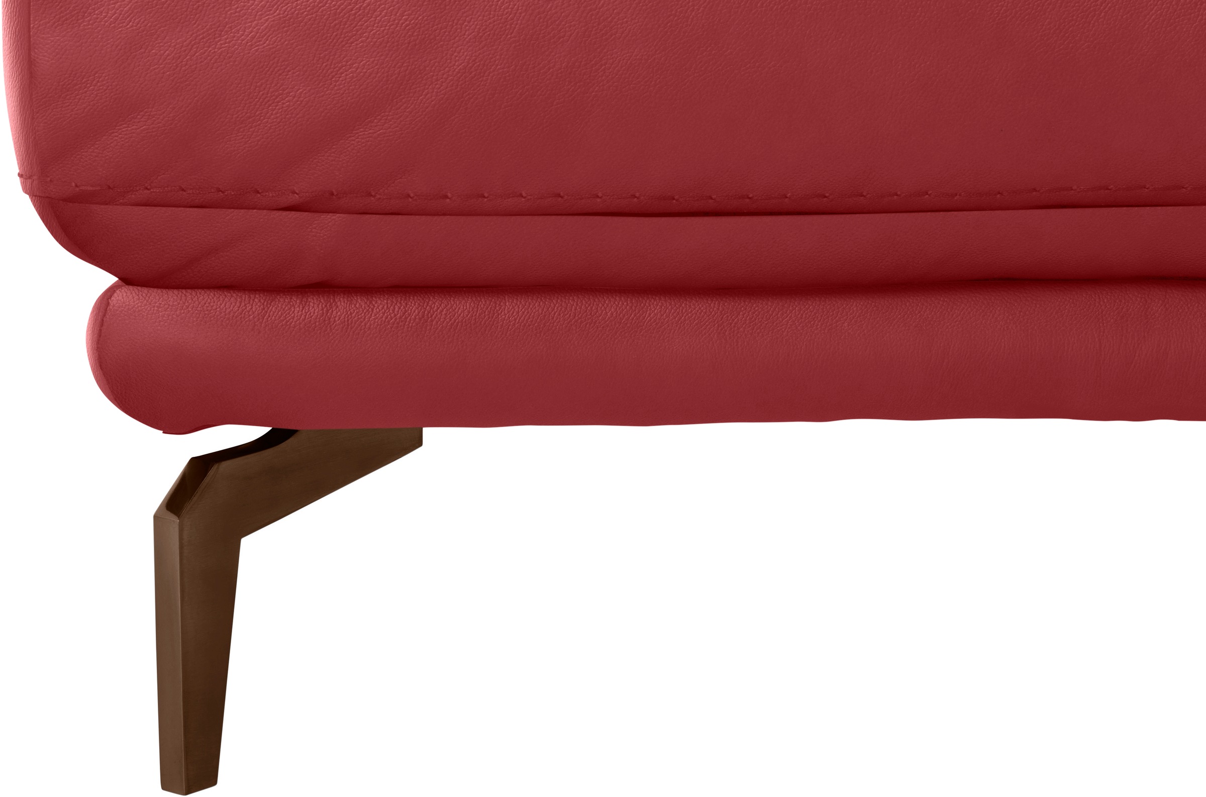 W.SCHILLIG Hocker »montanaa« mit Metallfüßen in Bronze pulverbeschichtet, Breite 71 cm