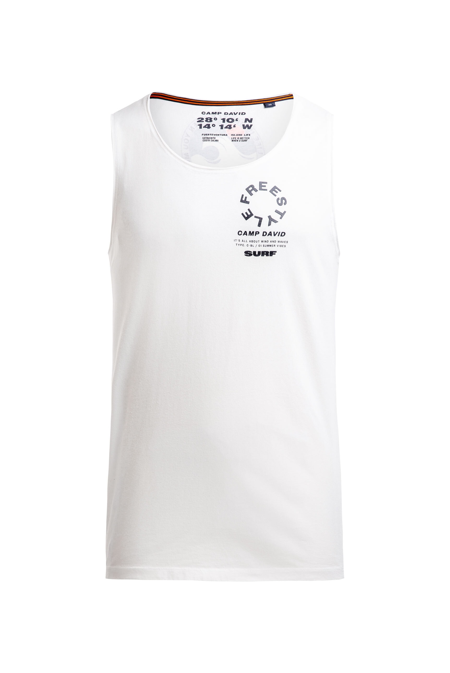 CAMP DAVID Tanktop aus Baumwolle