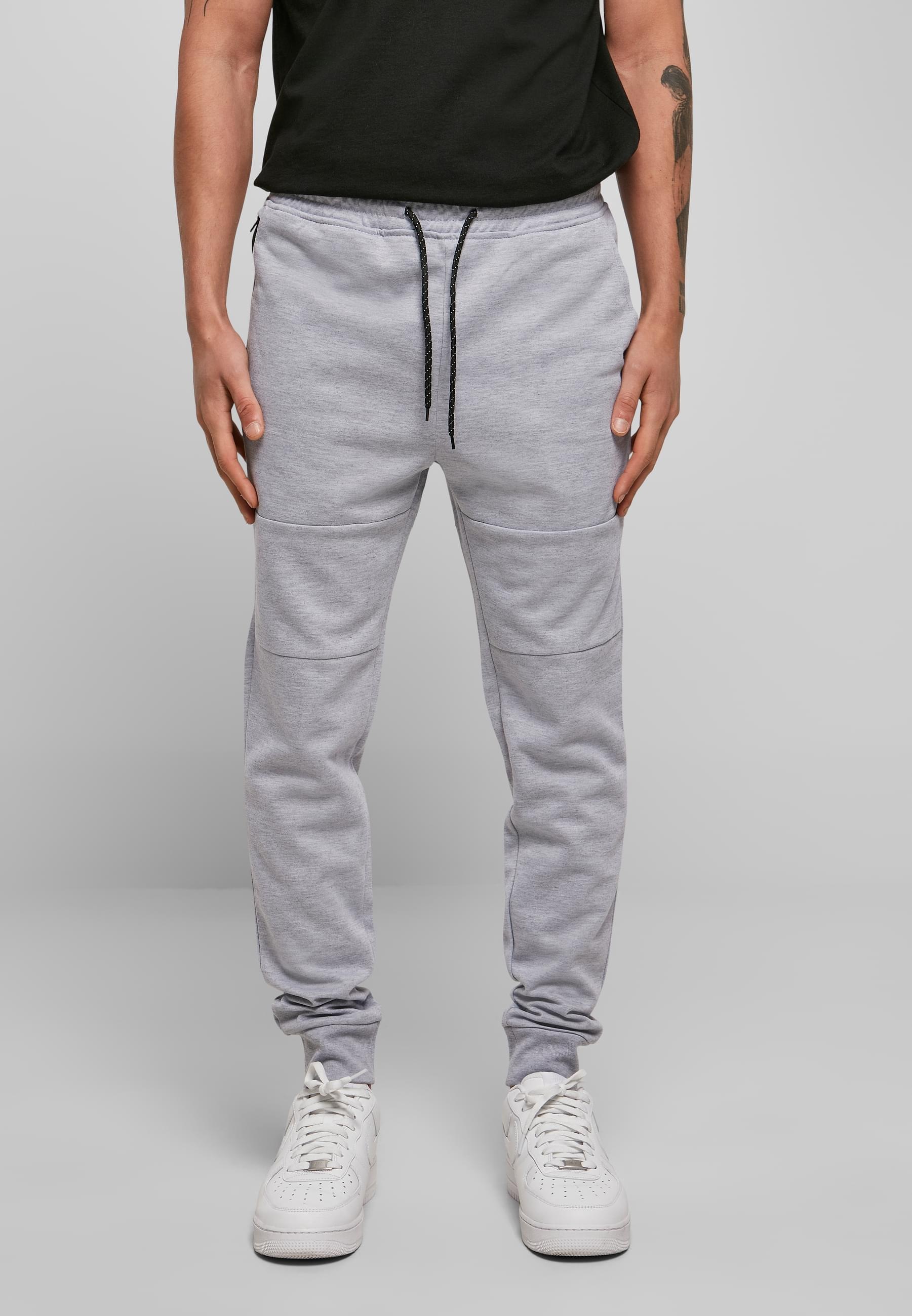 Southpole Stoffhose »Southpole Herren Side Zipper Tech Fleece Jogger«, (1 tlg.)