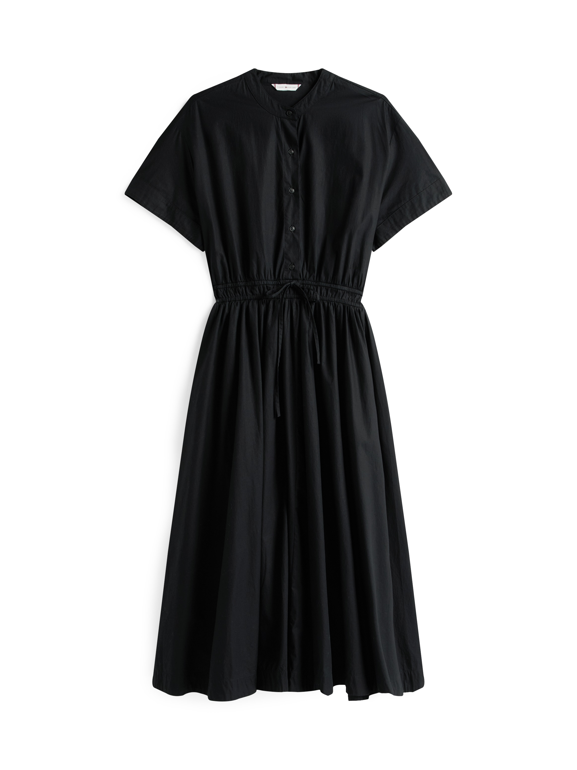 Tommy Hilfiger A-Linien-Kleid »SMOCKED CO MIDI S/S DRESS«