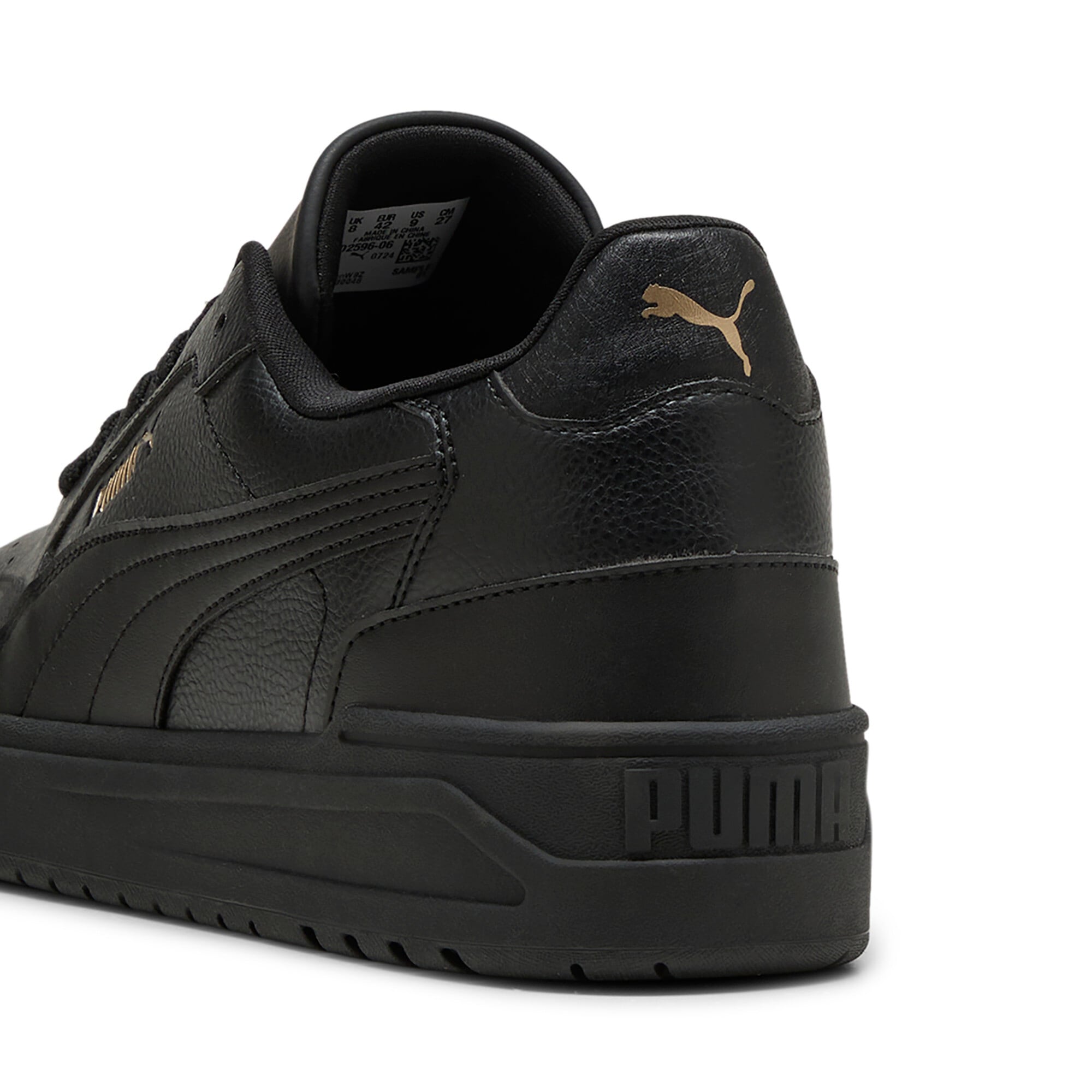 Puma Shuffle Downtown Sneaker Black Gold 45 5