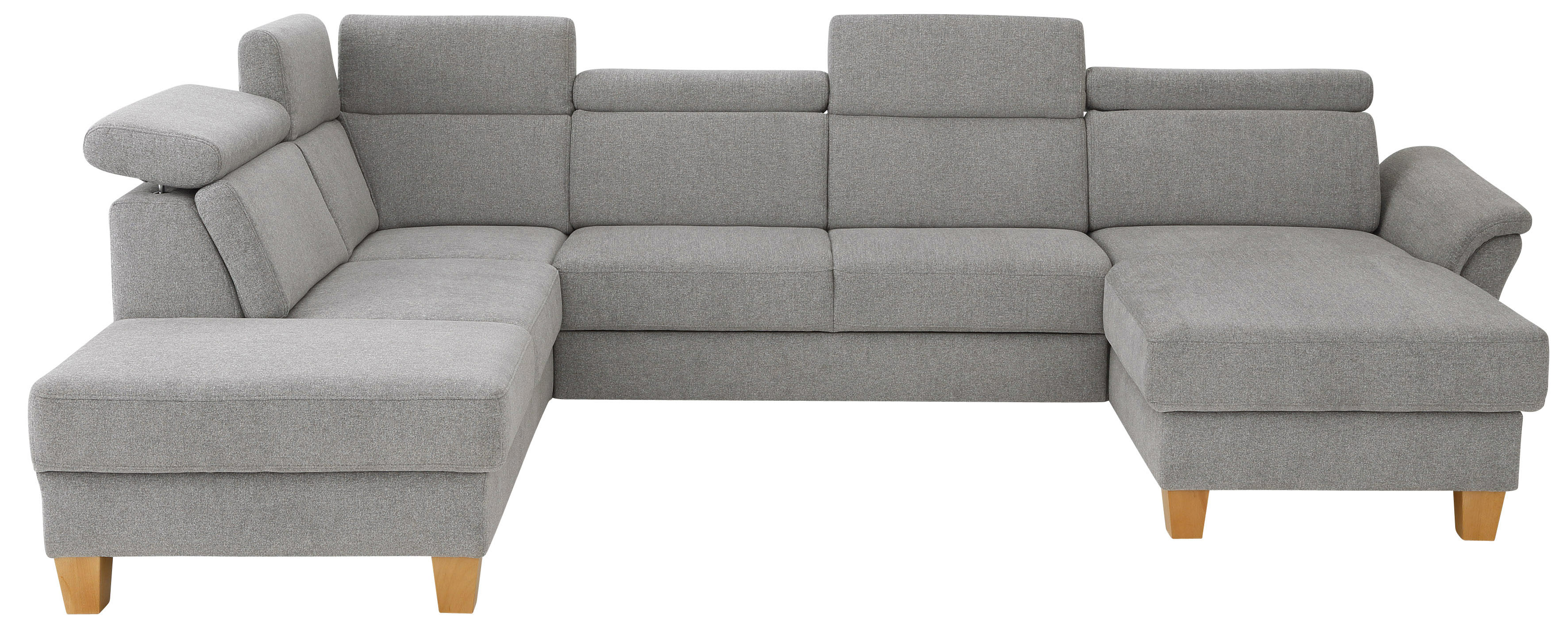 OTTO home Wohnlandschaft "Conville U-Form" Kopfteilverstellung wahlweise mit Schlaffunktion und Bettkasten
