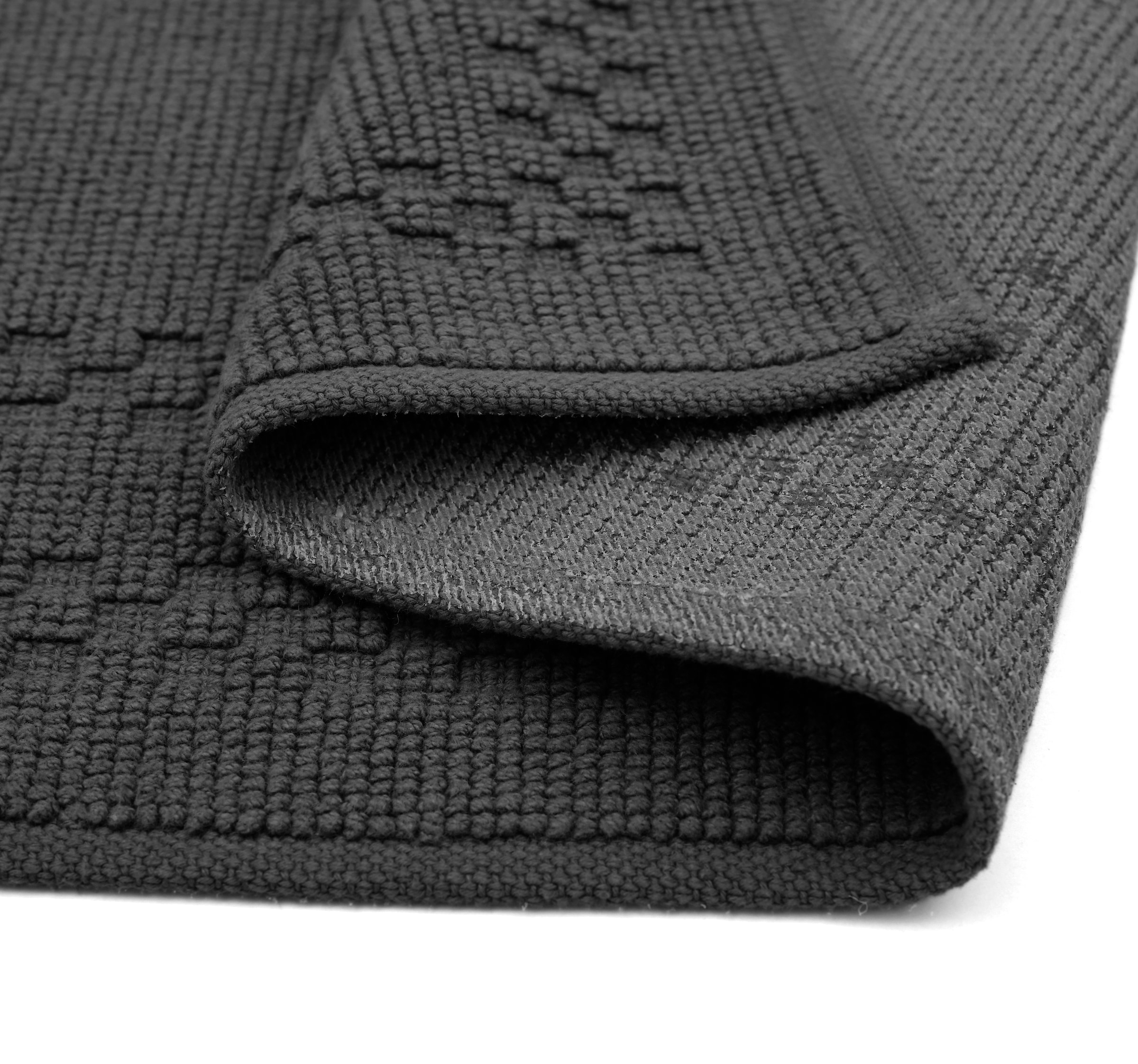 OTTO home Badematte »Regona, 2 tlg. Hotelmatten-Set, 50x70 cm« Höhe 5 mm rutschhemmend beschichtet schnell trocknend 2-teiliges Set, einfarbig, Badematten Set, 100% Baumwolle