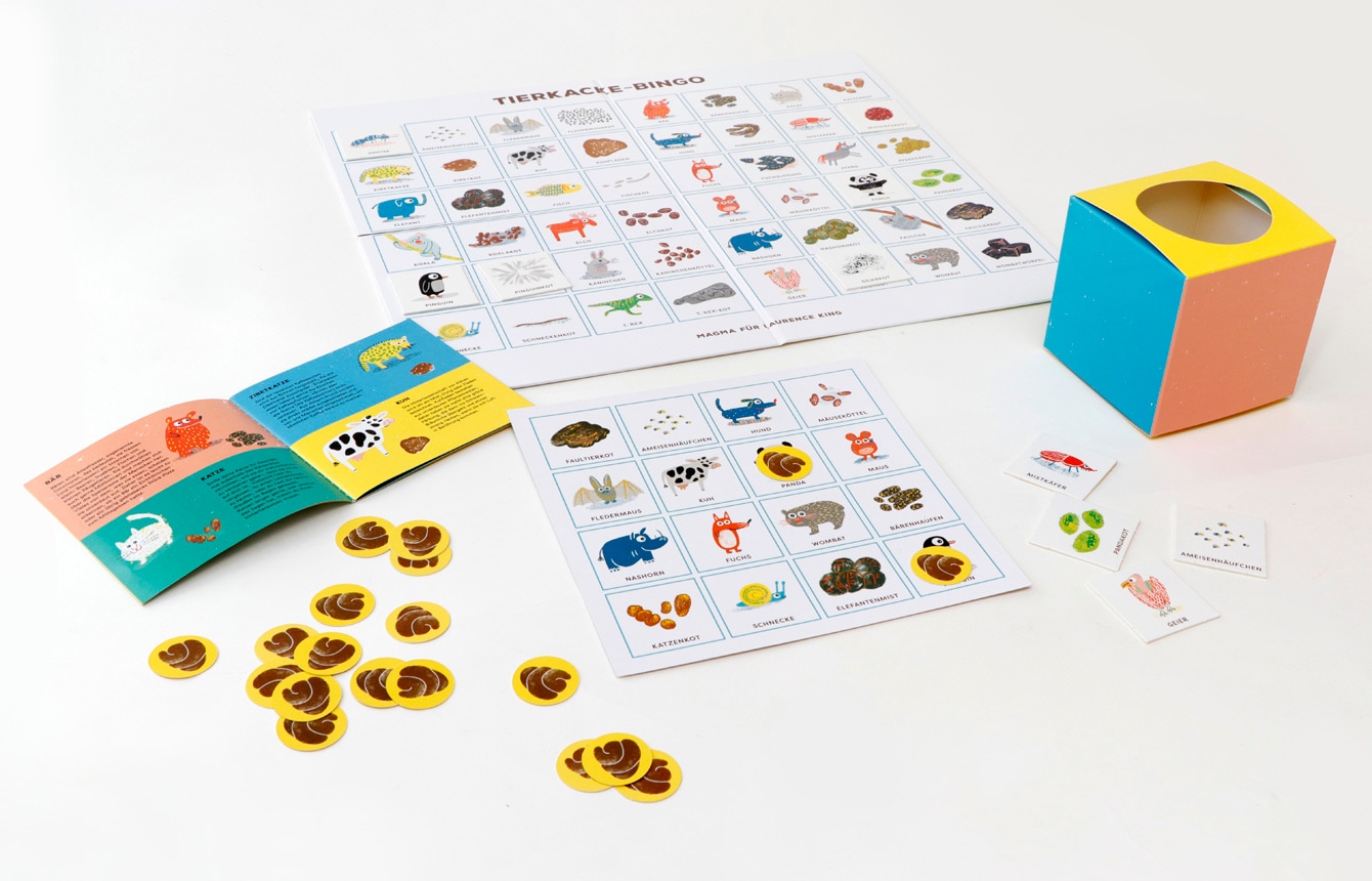 Laurence King Spiel »Tierkacke-Bingo«