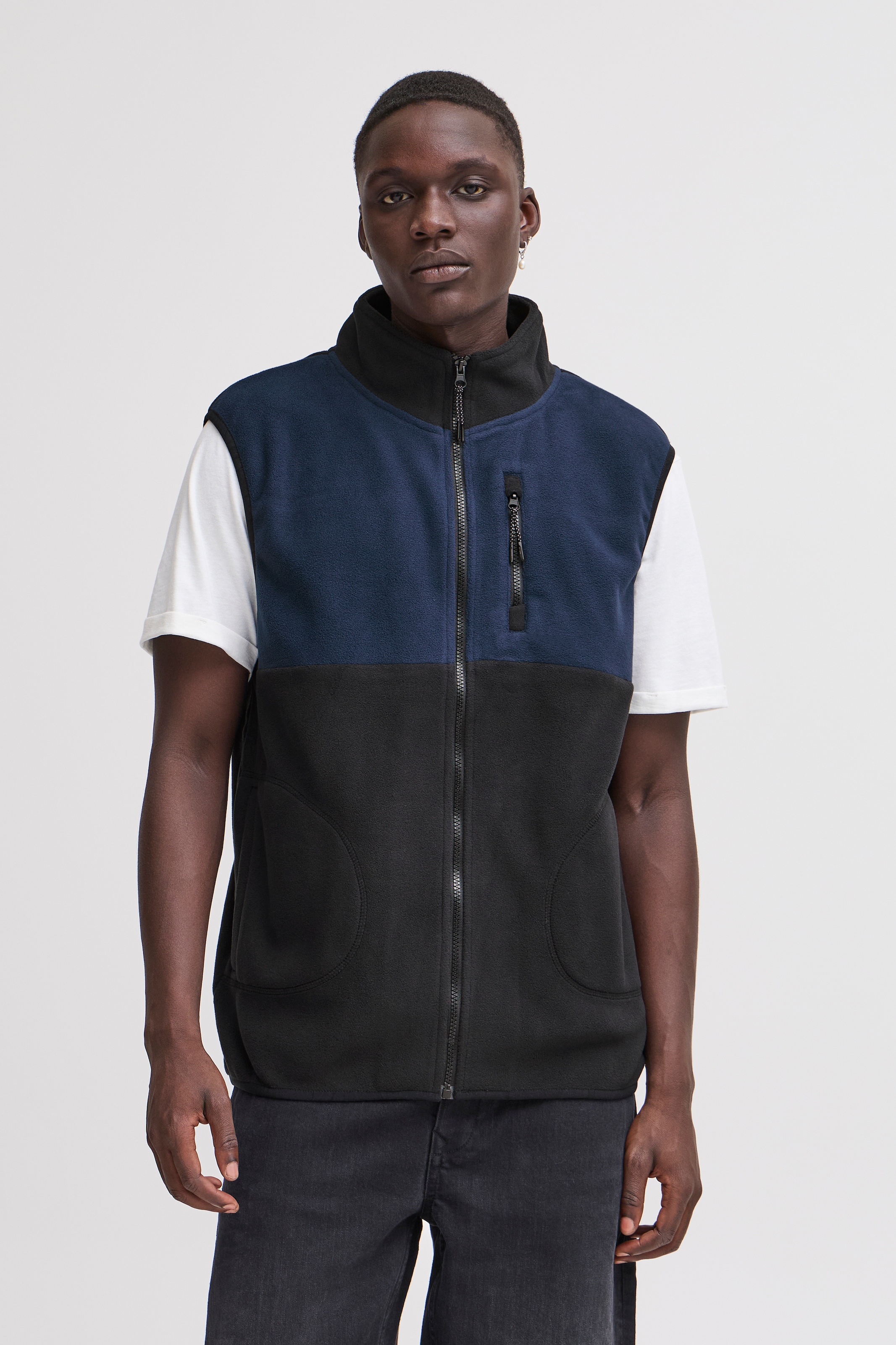 Blend Fleeceweste "BHBROOKS Vest", in Colorblock Optik günstig online kaufen
