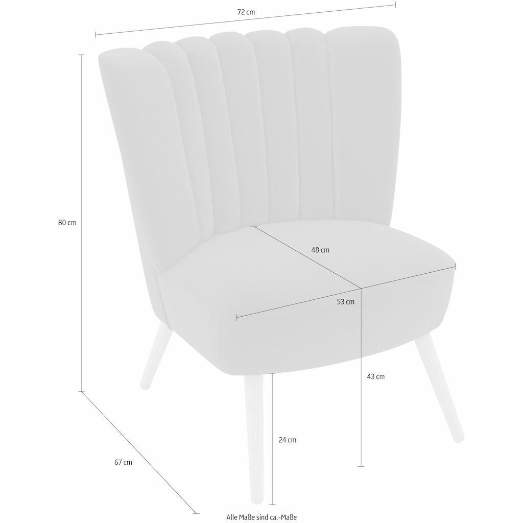 Max Winzer® Sessel »build-a-chair Aspen«