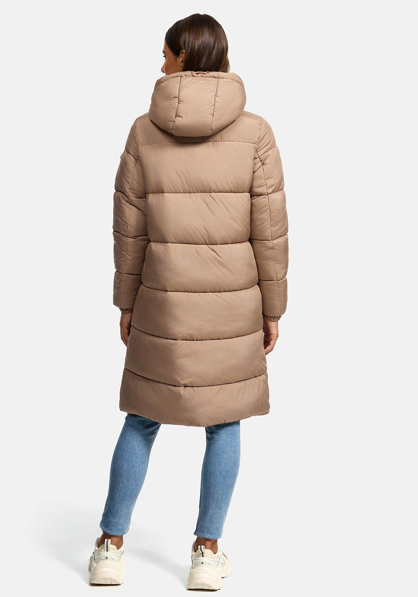 Marikoo Winterjacke »Nomadiaa«, Lange Damen Winterjacke