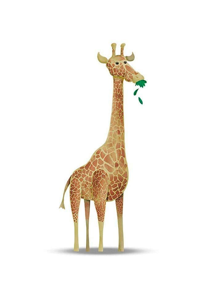 Komar Poster »Cute Animal Giraffe«, Tiere, (1 St.), Kinderzimmer,  Schlafzimmer, Wohnzimmer | BAUR | Poster