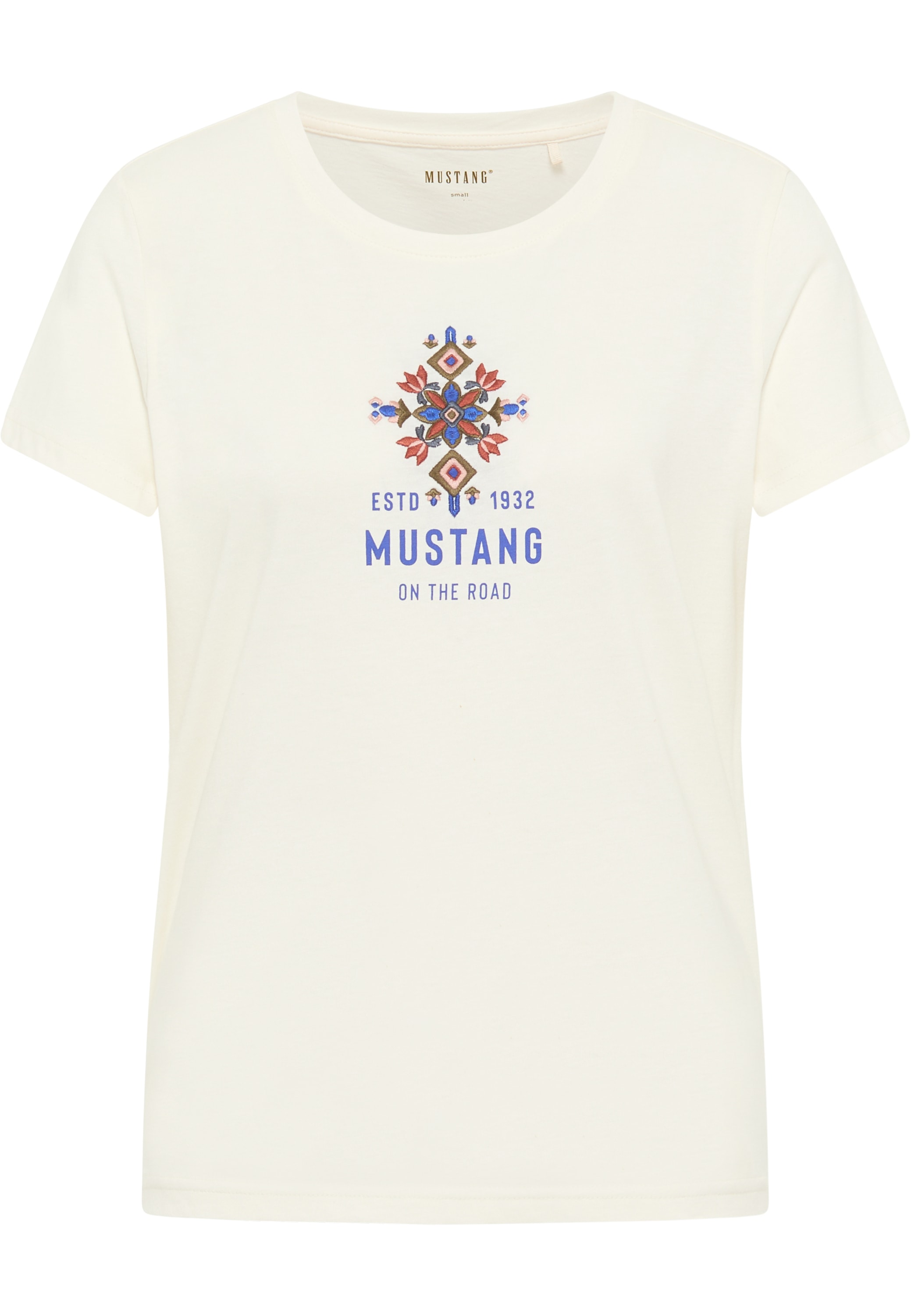 MUSTANG Kurzarmshirt »Mustang Print-Shirt« bestellen | BAUR