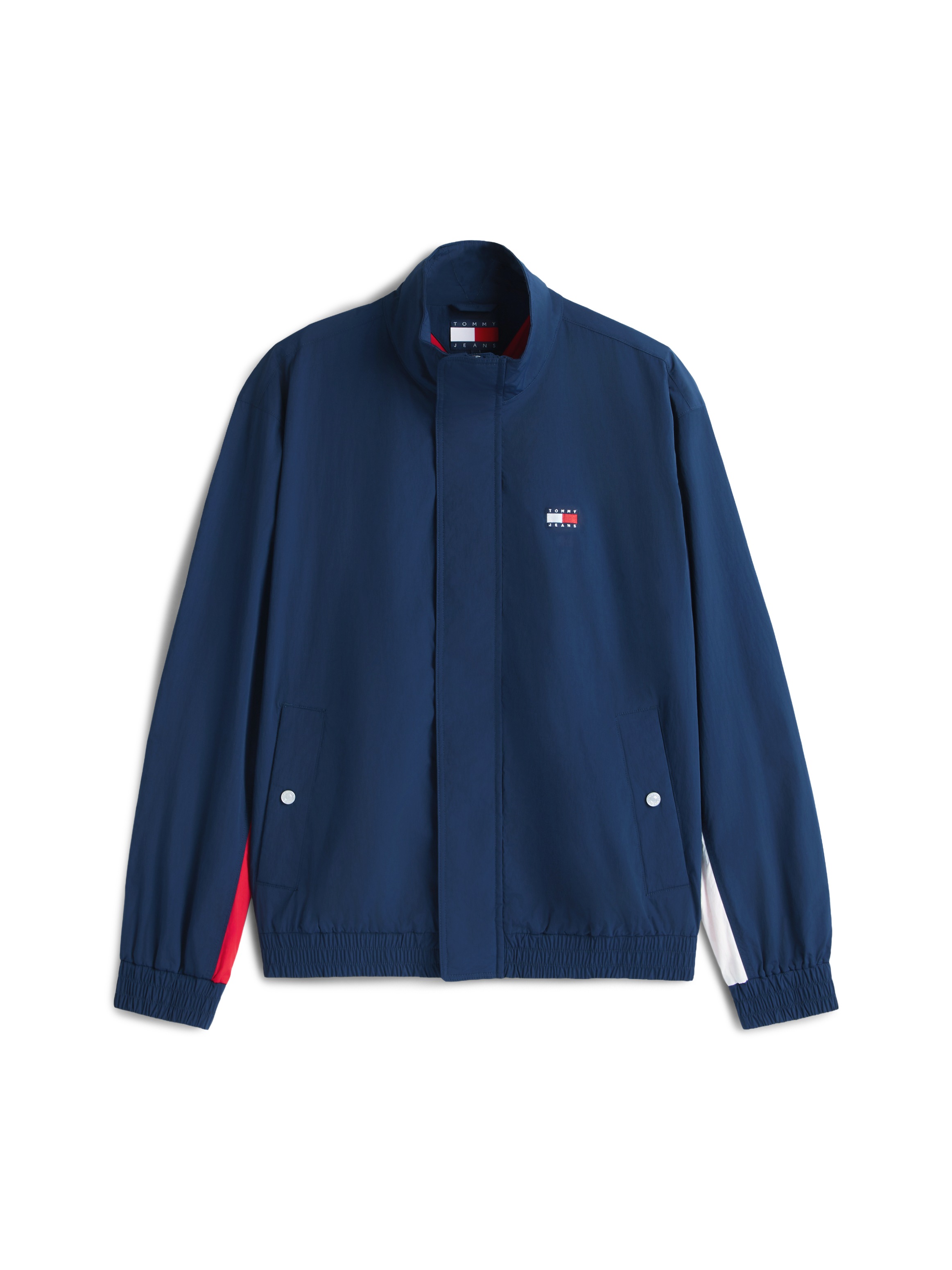 Tommy Jeans Windbreaker »TJM HERITAGE FLAG« ohne Kapuze Regular fit mit Stehkragen und Markenprint Rückenprint Tommy Flag
