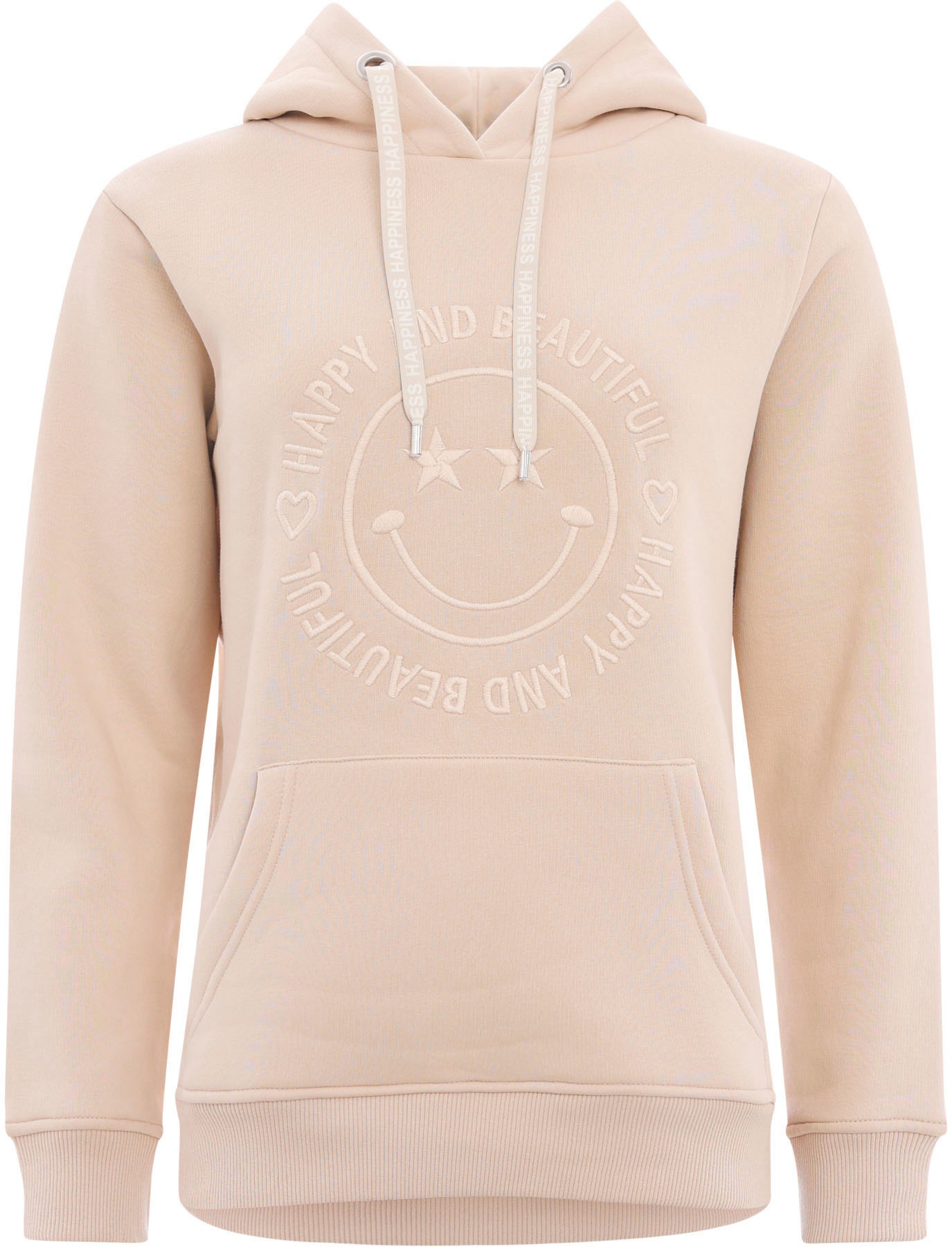 Zwillingsherz Kapuzensweatshirt "Happy and Beautiful", mit gleichfarbiger S günstig online kaufen