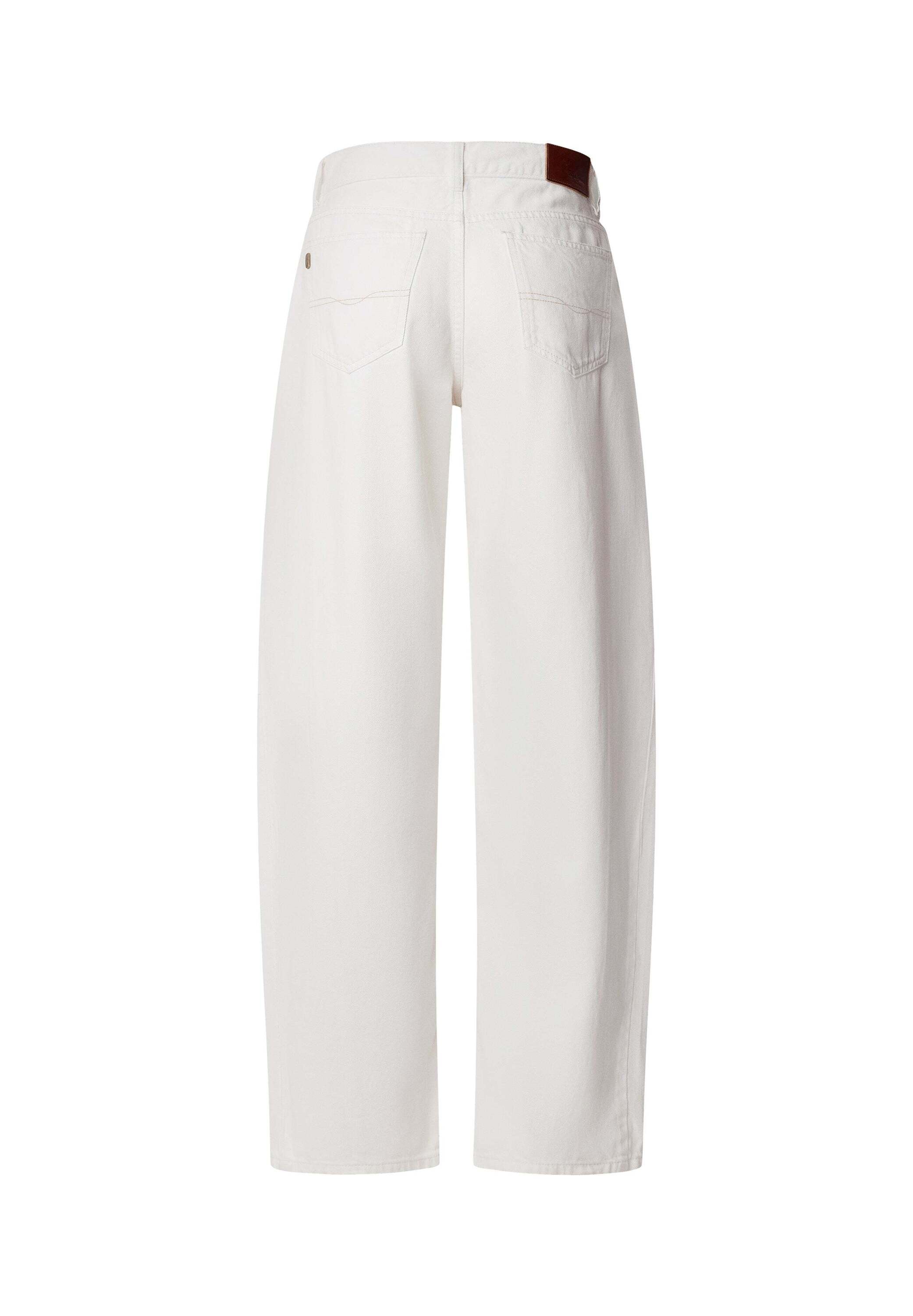 Pepe Jeans Relax-fit-Jeans »relaxed fit jeans LOOSE BOW SHAPED MW WHITE«