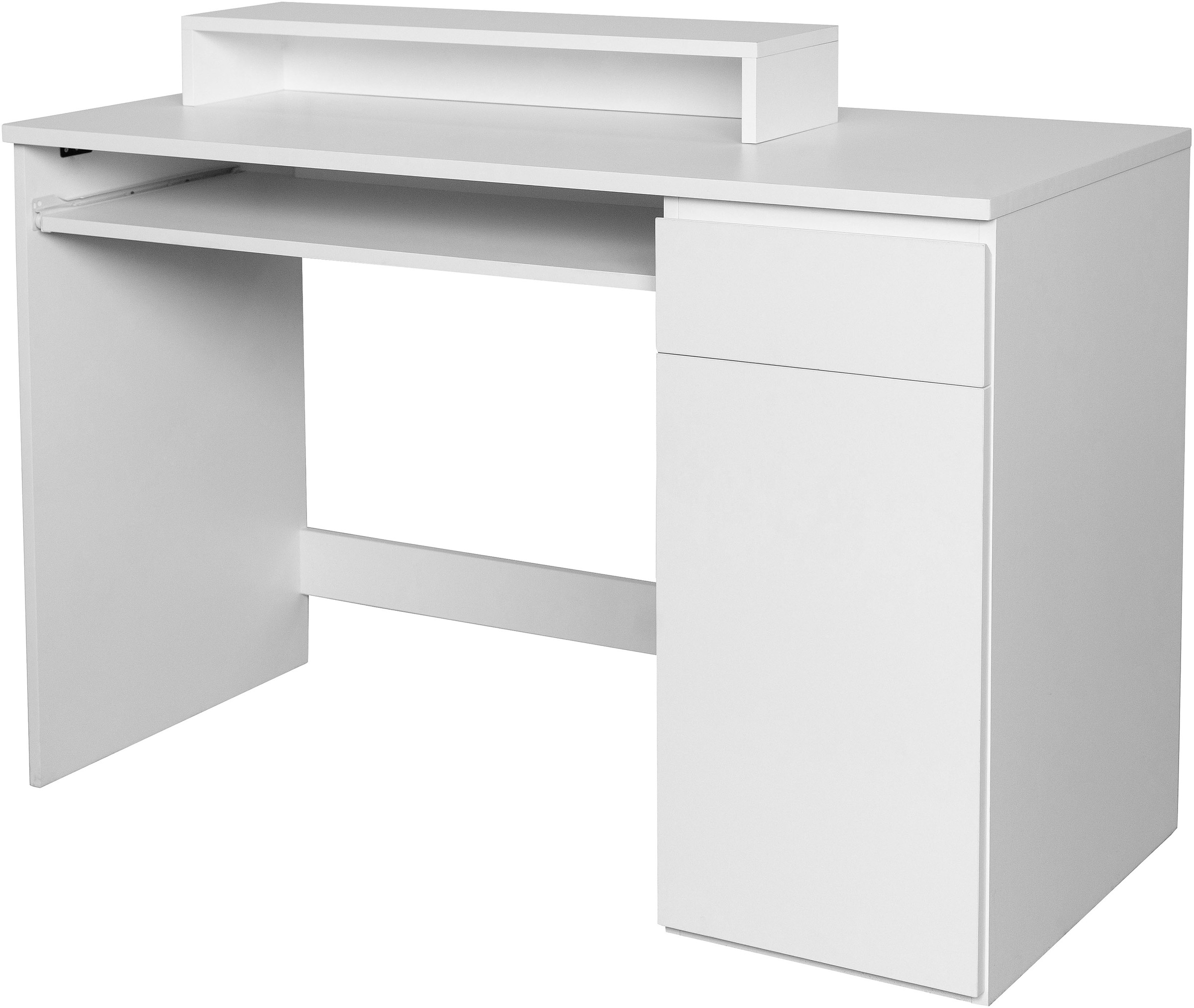 OTTO home Schreibtisch »Jarvie« mit Tastaturauszug, mit Monitoraufsatz, mit Schublade