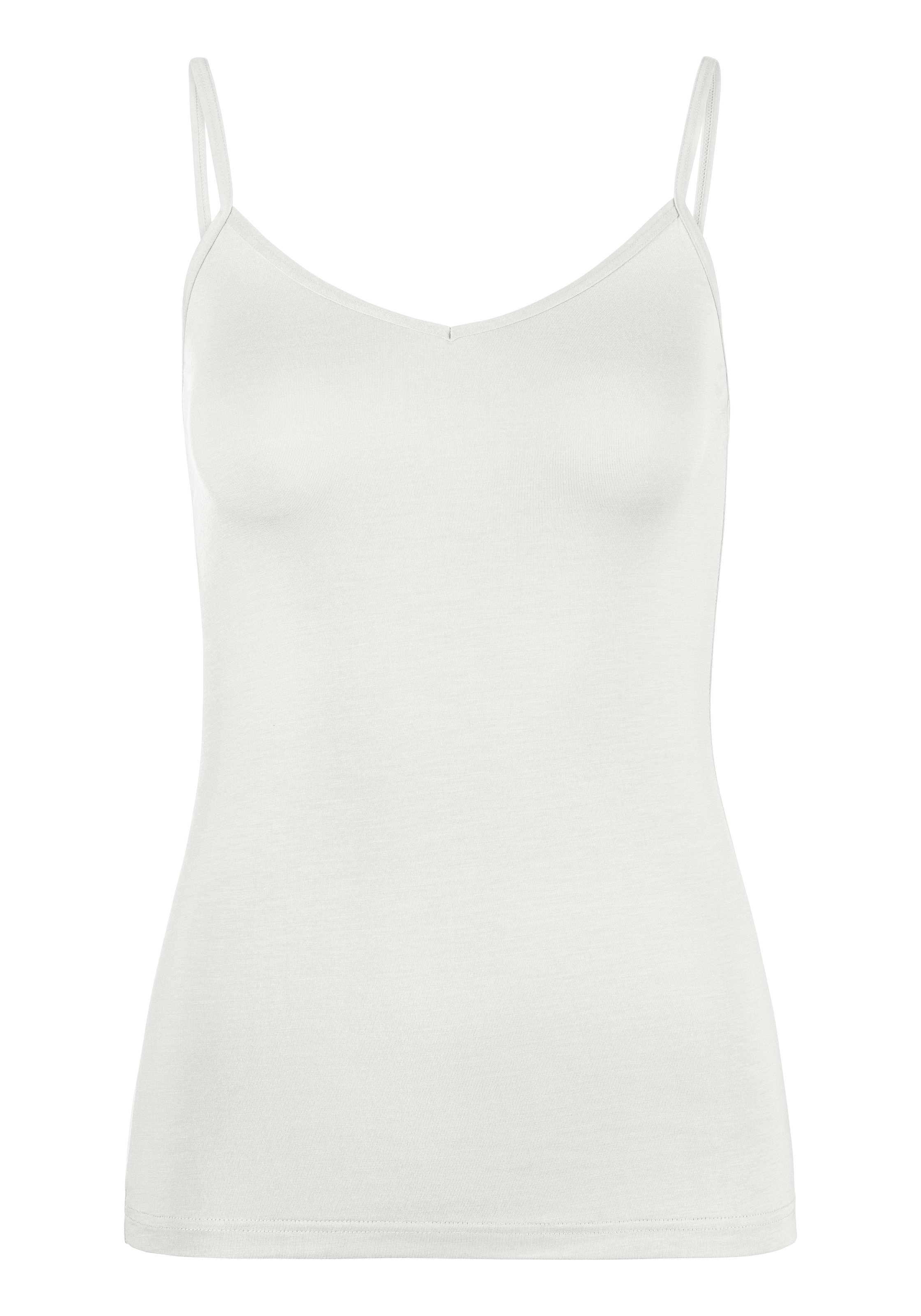 LASCANA Unterhemd Packung, 2er-Pack, 2 Stk. Spaghettiträger-Top, Unterziehshirt