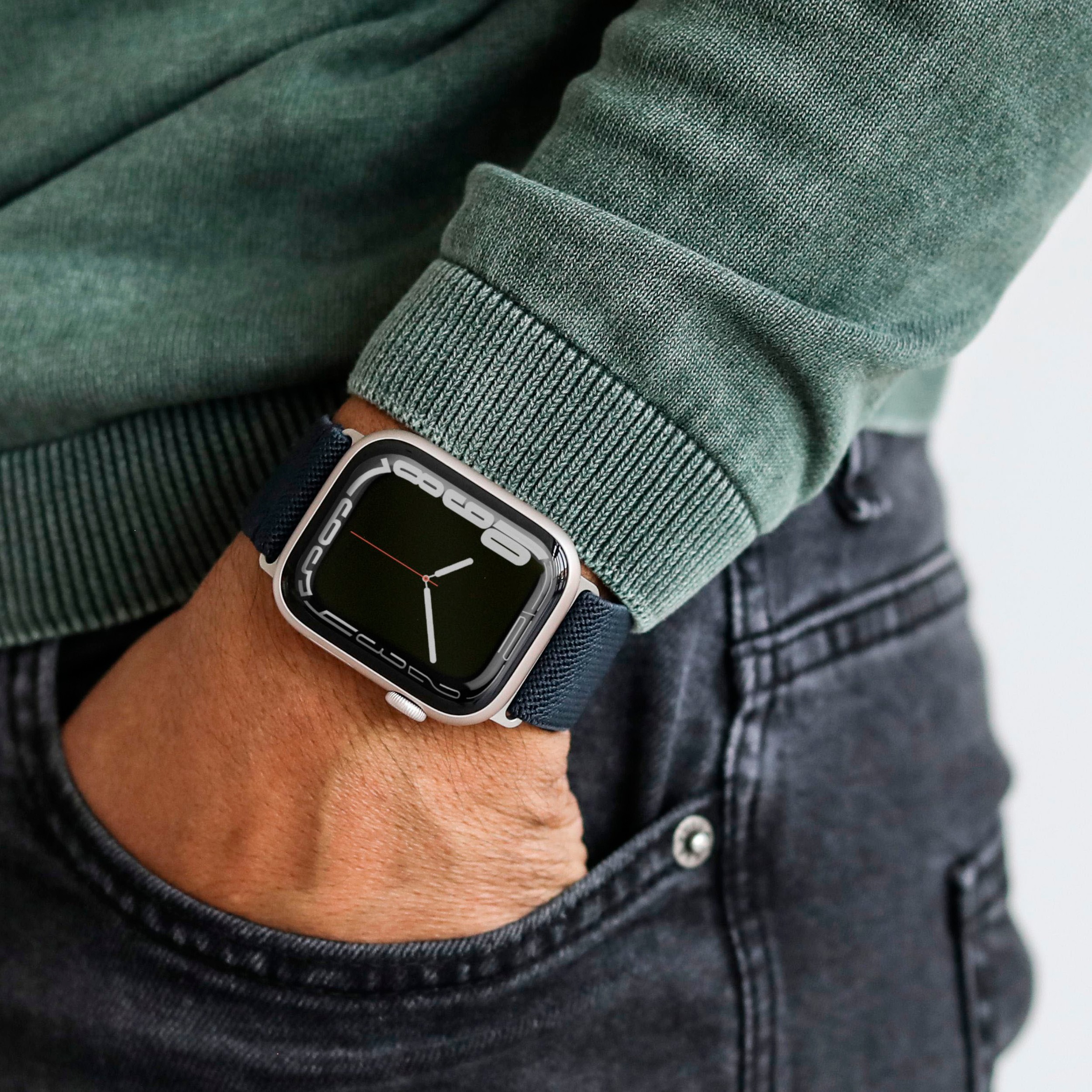 VONMÄHLEN Smartwatch-Armband »Watch Strap - Classic Nylon Loop - Armband für Apple Watch 38/40/41 mm«
