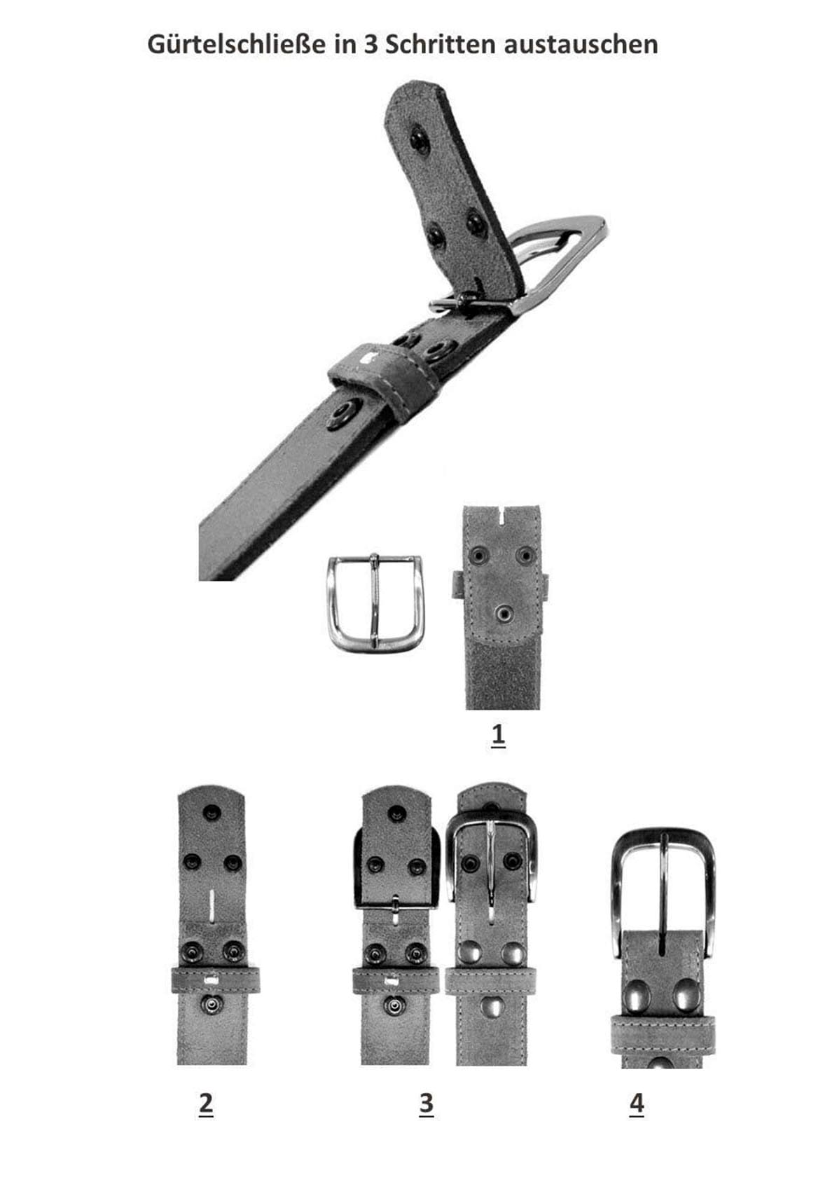 RETTUNGSRING by showroom 019 Gürtelschnalle "Anker Eckig Silber" günstig online kaufen