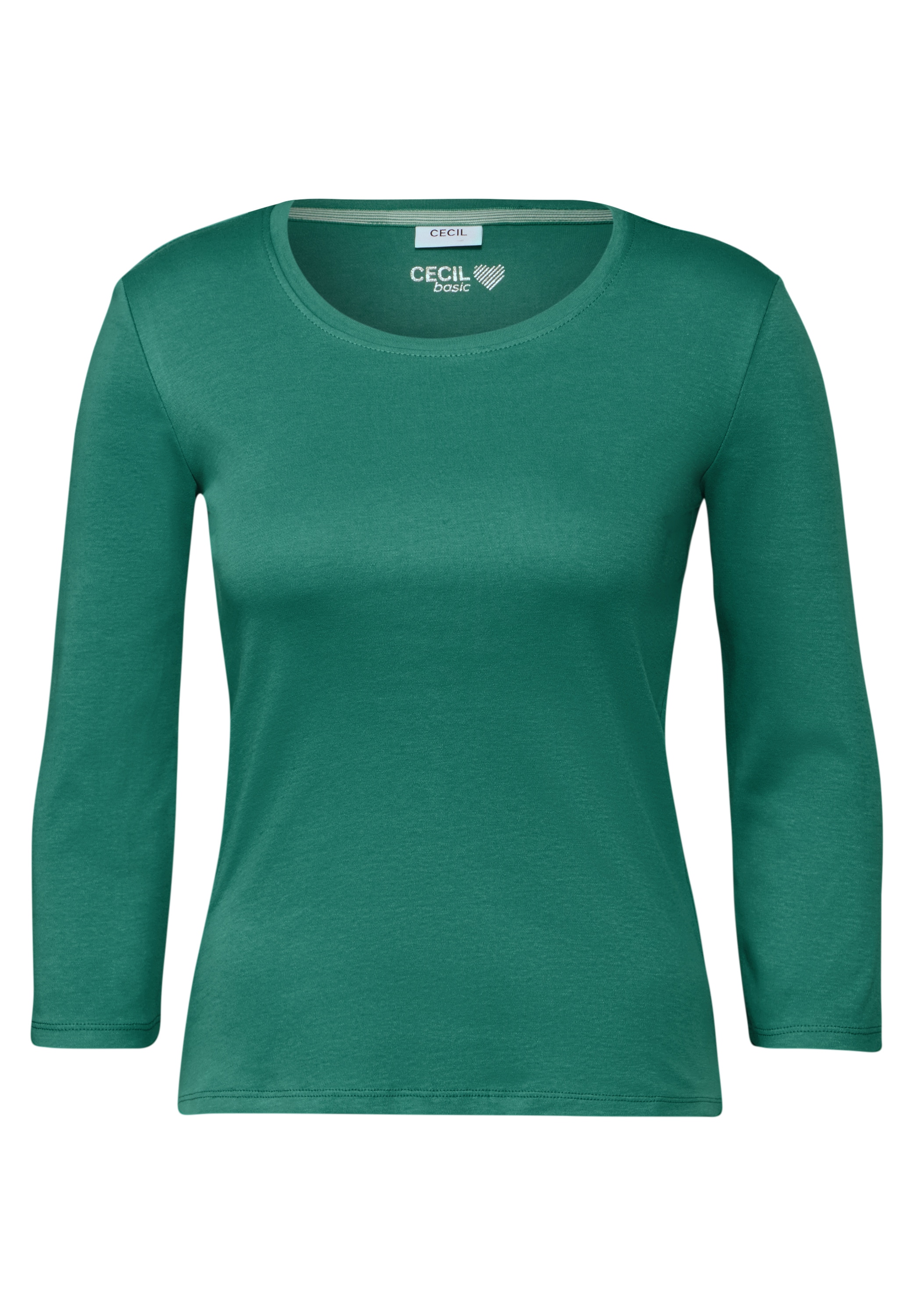 Cecil 3/4-Arm-Shirt, aus reiner Baumwolle